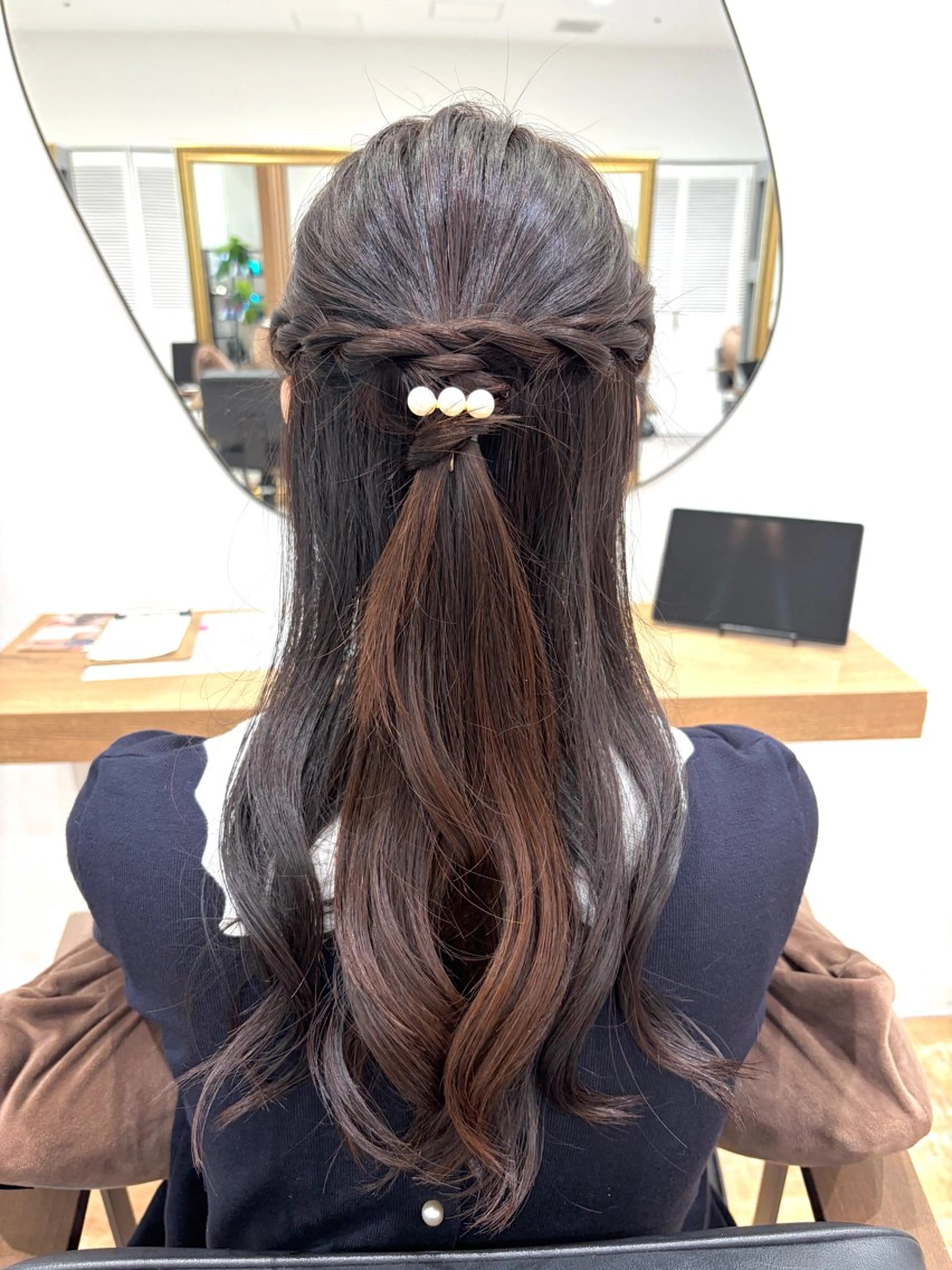 ロング ヘアセット 🕊髪質改善 ストレート🕊まいのヘアスタイル