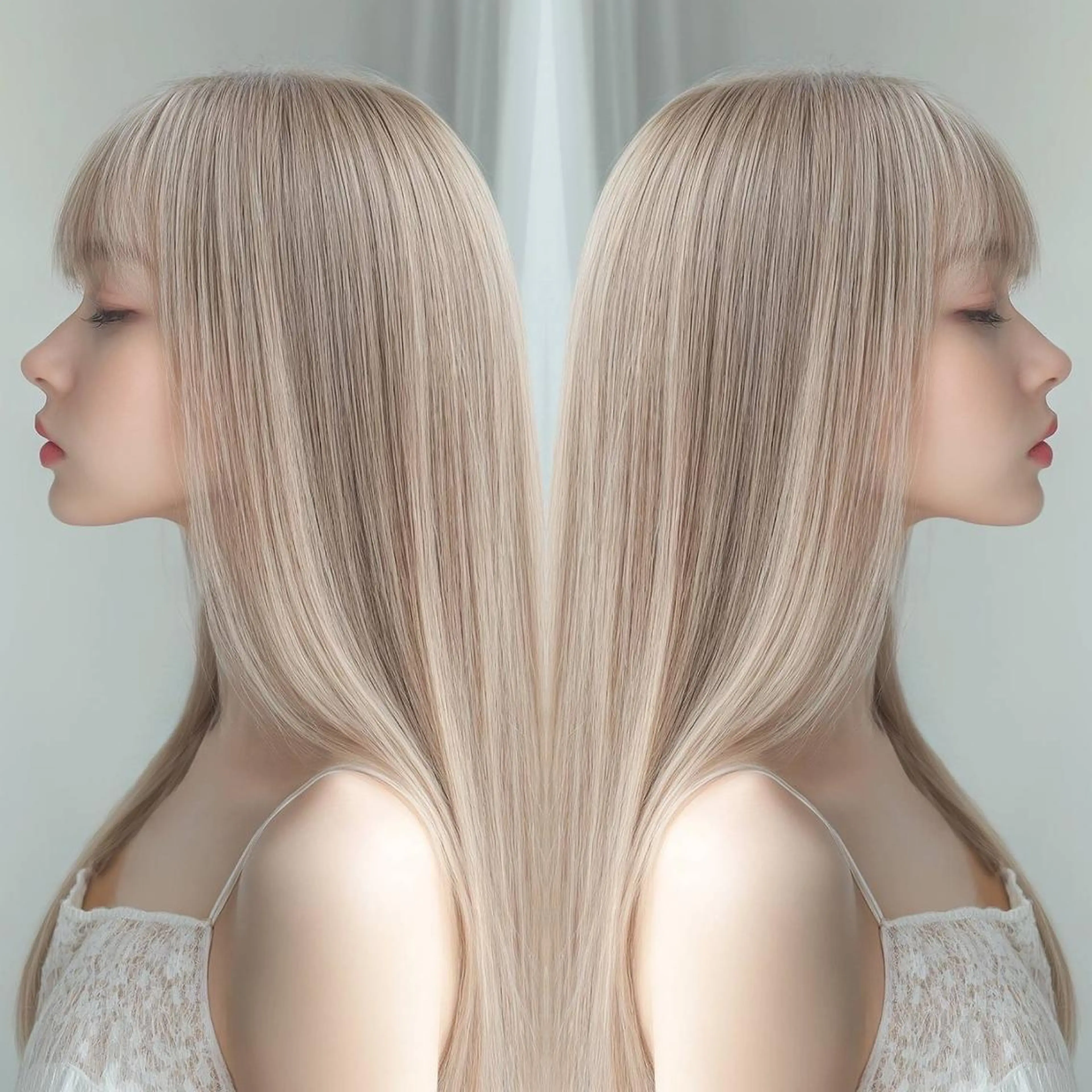 ロング ヘアアレンジ カラー 韓国hair特化🩵 人気NO,1👑祐樹のヘアスタイル