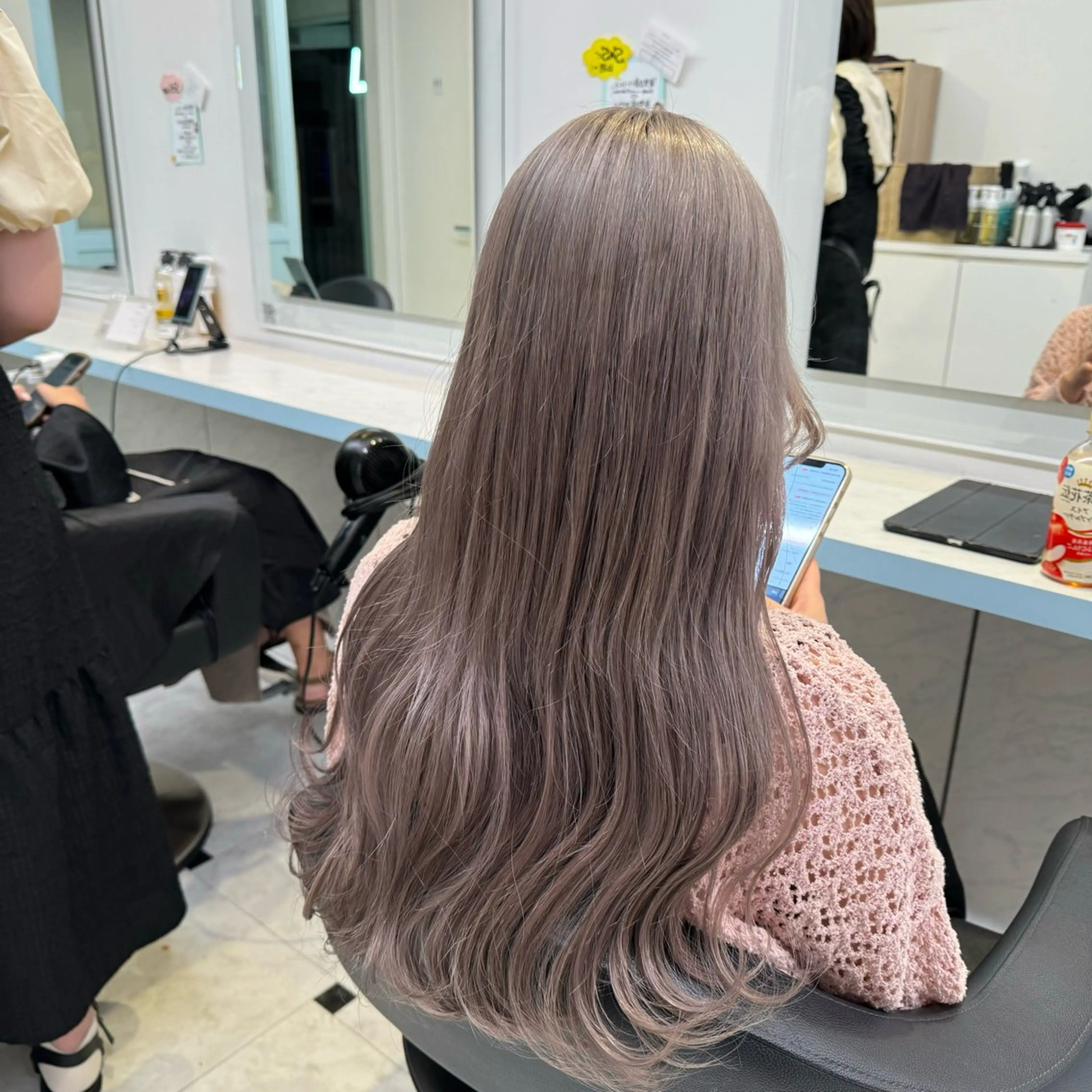 ロング カラー ヘアカラー トリートメント ヘッドスパ ヘアセット 暖色🩷透明感カラー ♡Maika♡のヘアスタイル