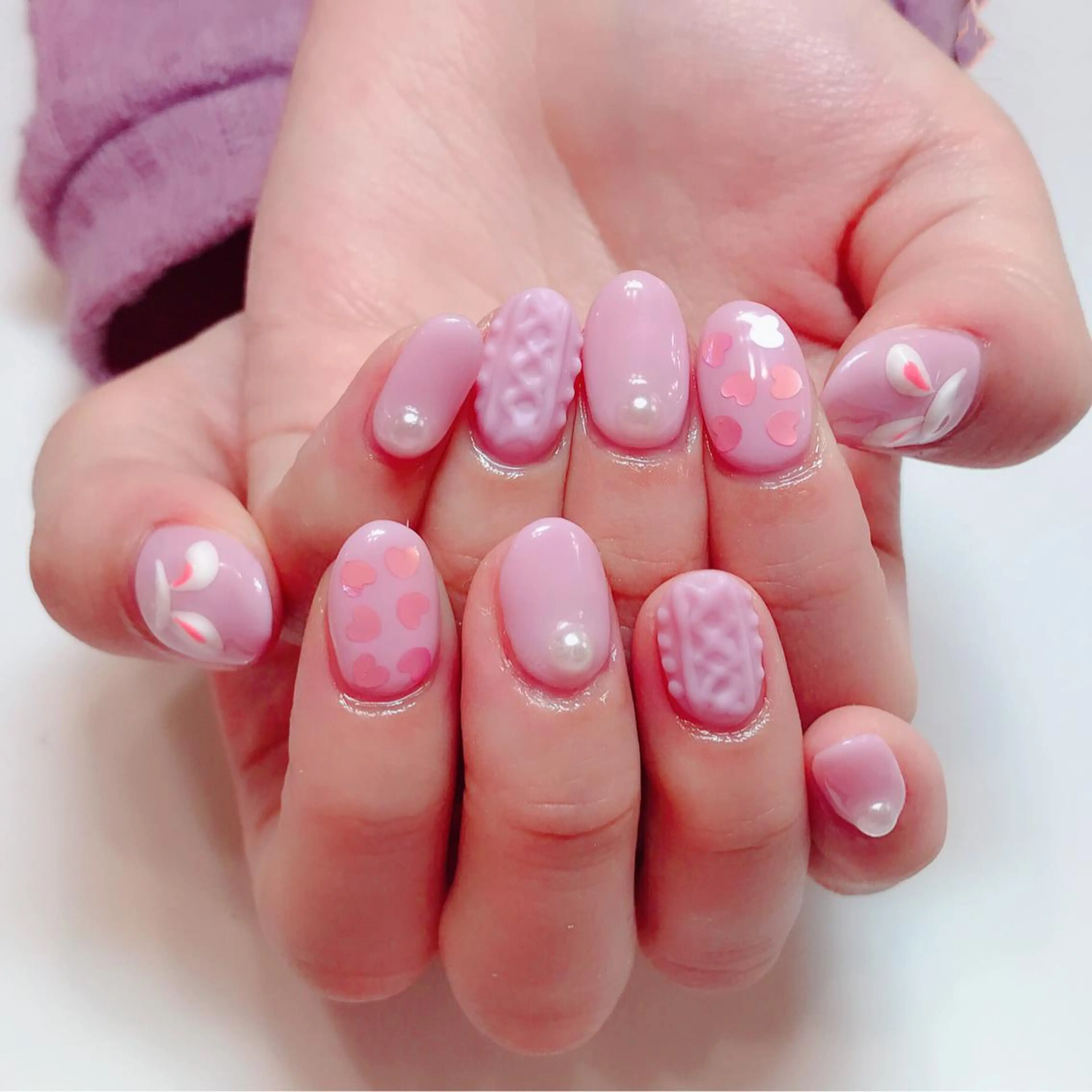 カラー ネイル Q Free nailsのネイルデザイン