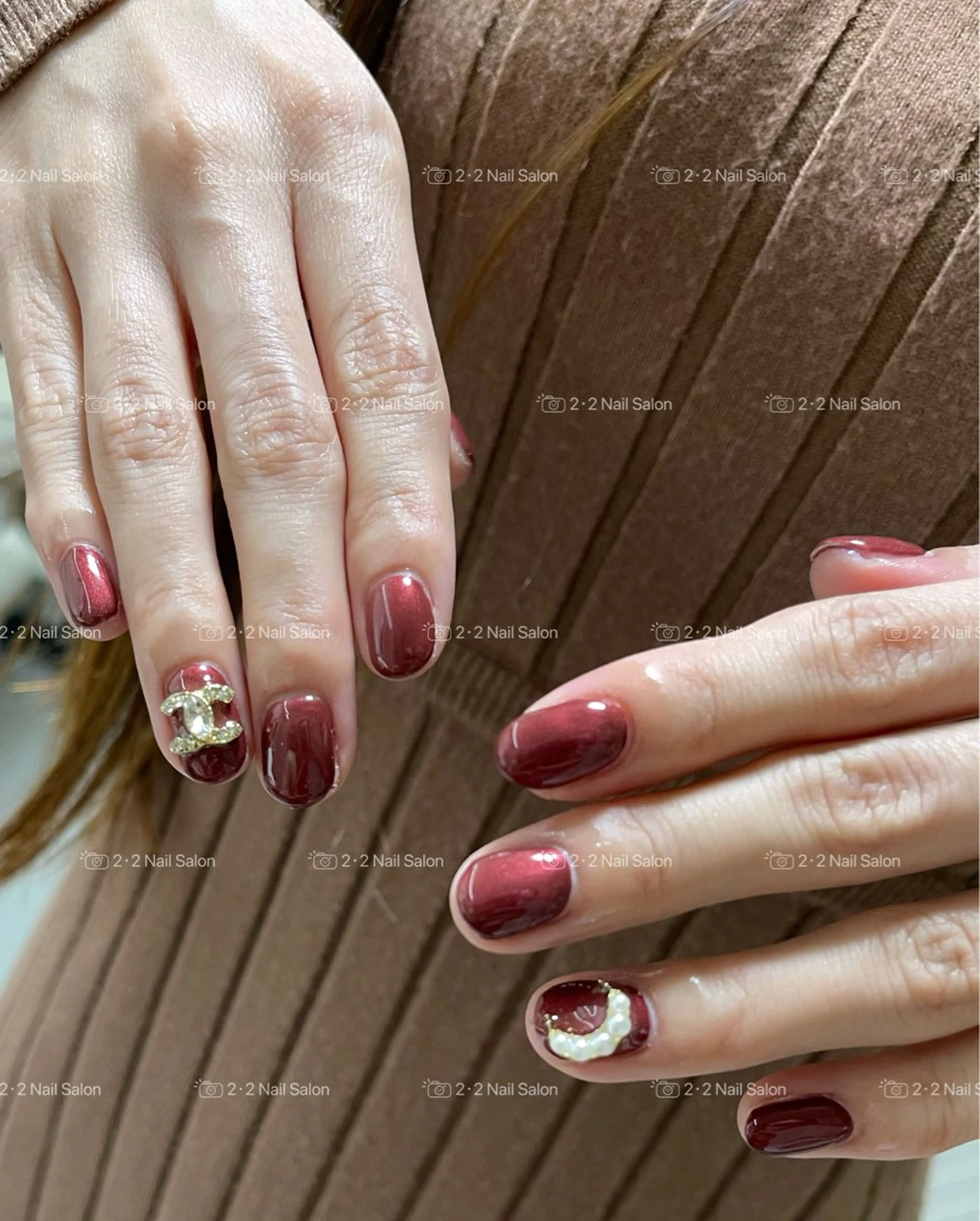 ネイル ハンドネイル 🦋y y Nail 🤍のネイルデザイン