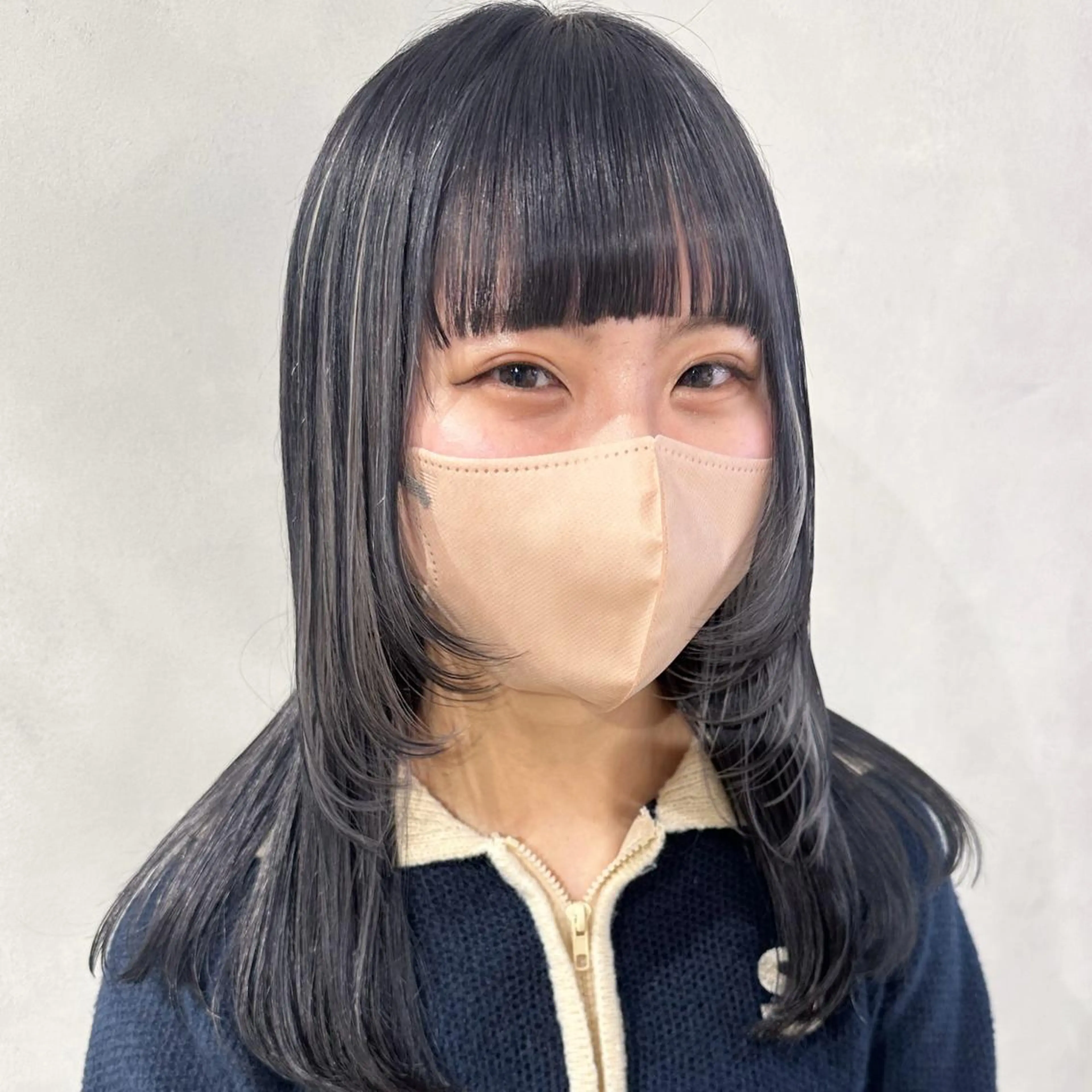 セミロング カラー カット ヘアカラー トリートメント デザインカラー/パー マ🦖外岡咲希🦖のヘアスタイル