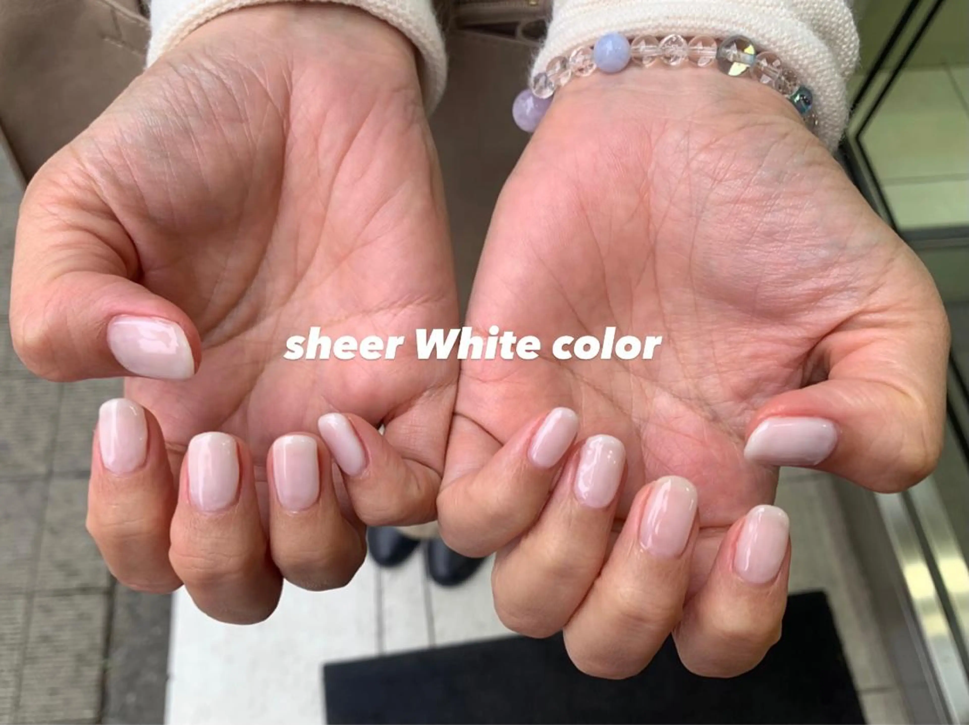 ネイル 海外girl🤎 透明感ベージュmaoのヘアスタイル