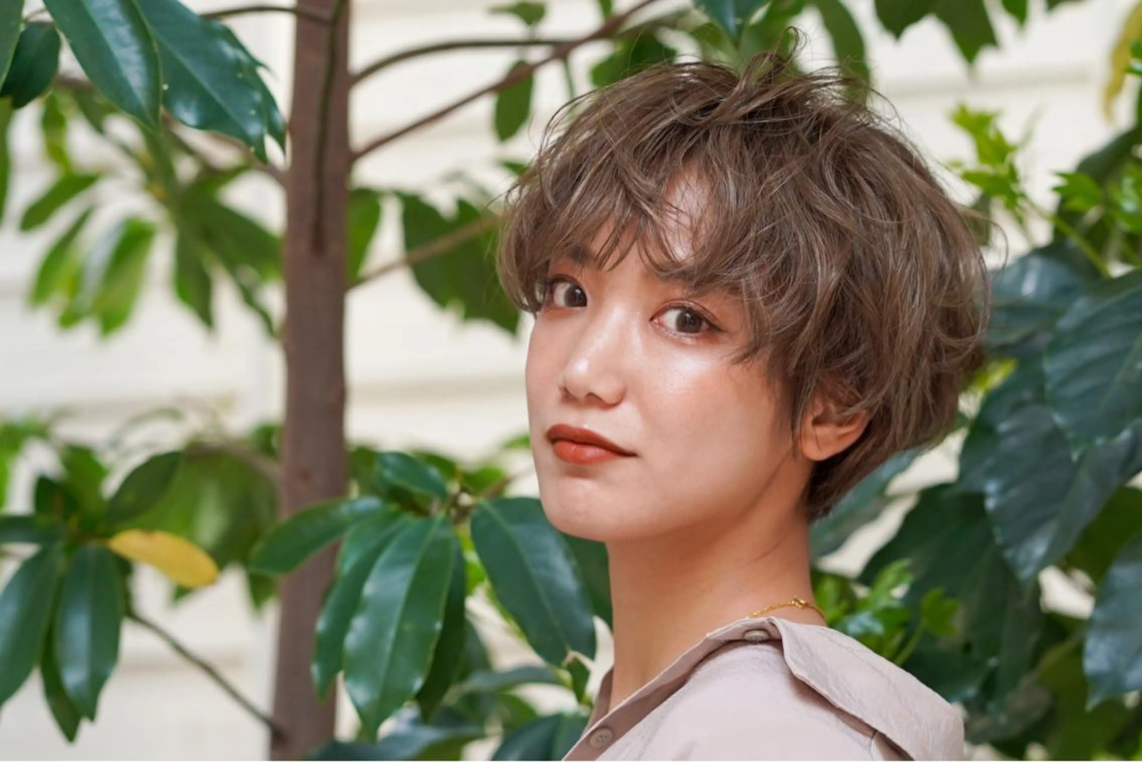 ショート カラー パーマ ハイライトカラー ハイライト カット ヘアカラー トリートメント olga所属・松尾謙佑【ハイライト LEDエクステ】のヘアスタイル