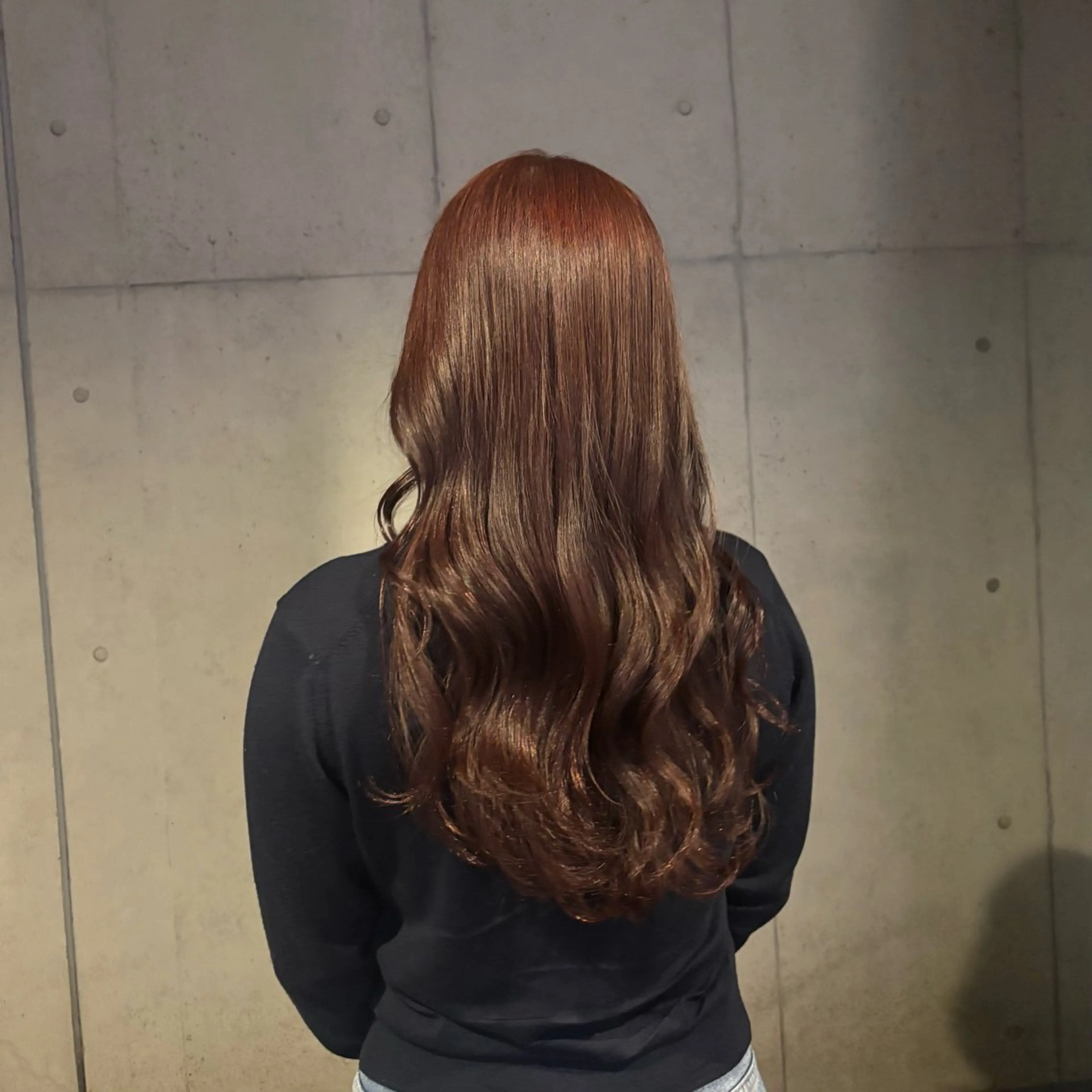 ロング カラー ブラウンカラー ピンクカラー ピンクブラウン ヘアカラー トリートメント 〖❁田尻千尋| LEONID❁〗のヘアスタイル