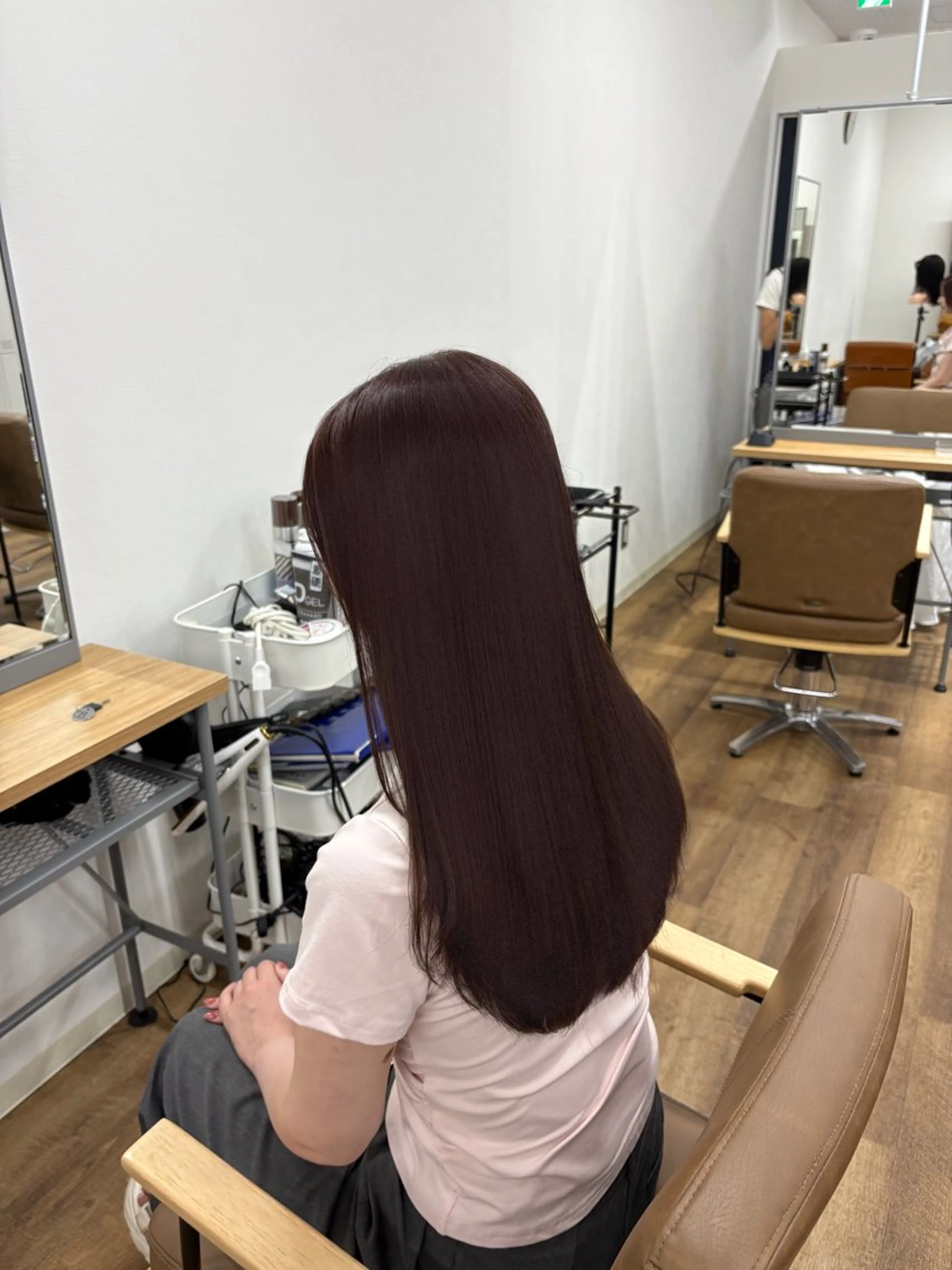 ロング カラー ピンクカラー バイオレットカラー ヘアカラー miki-YUCCA -"モデル様募集中"のヘアスタイル