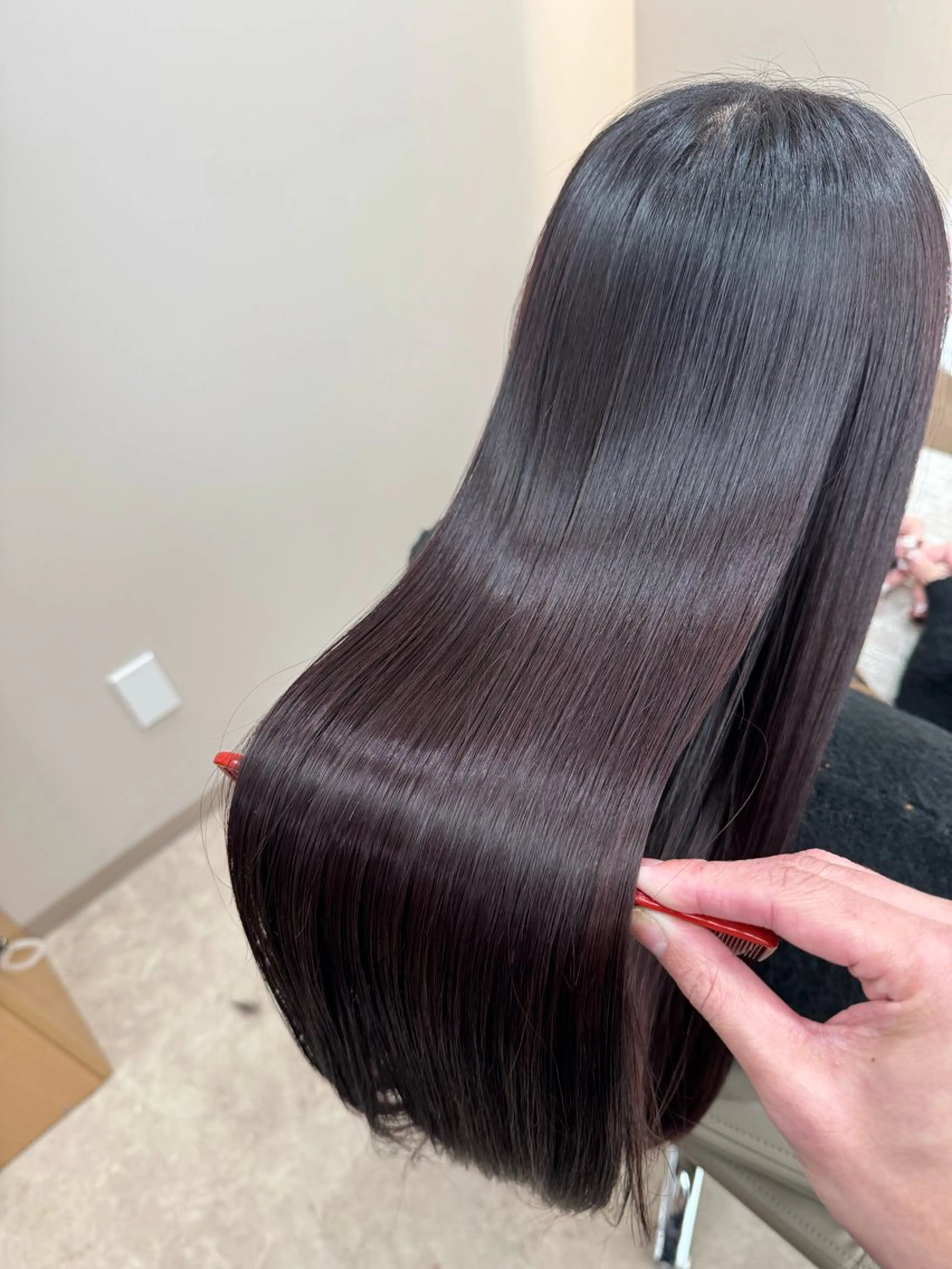 🌸毎日のスタイリングを楽に🌸前髪縮毛矯正＋前髪カットの写真