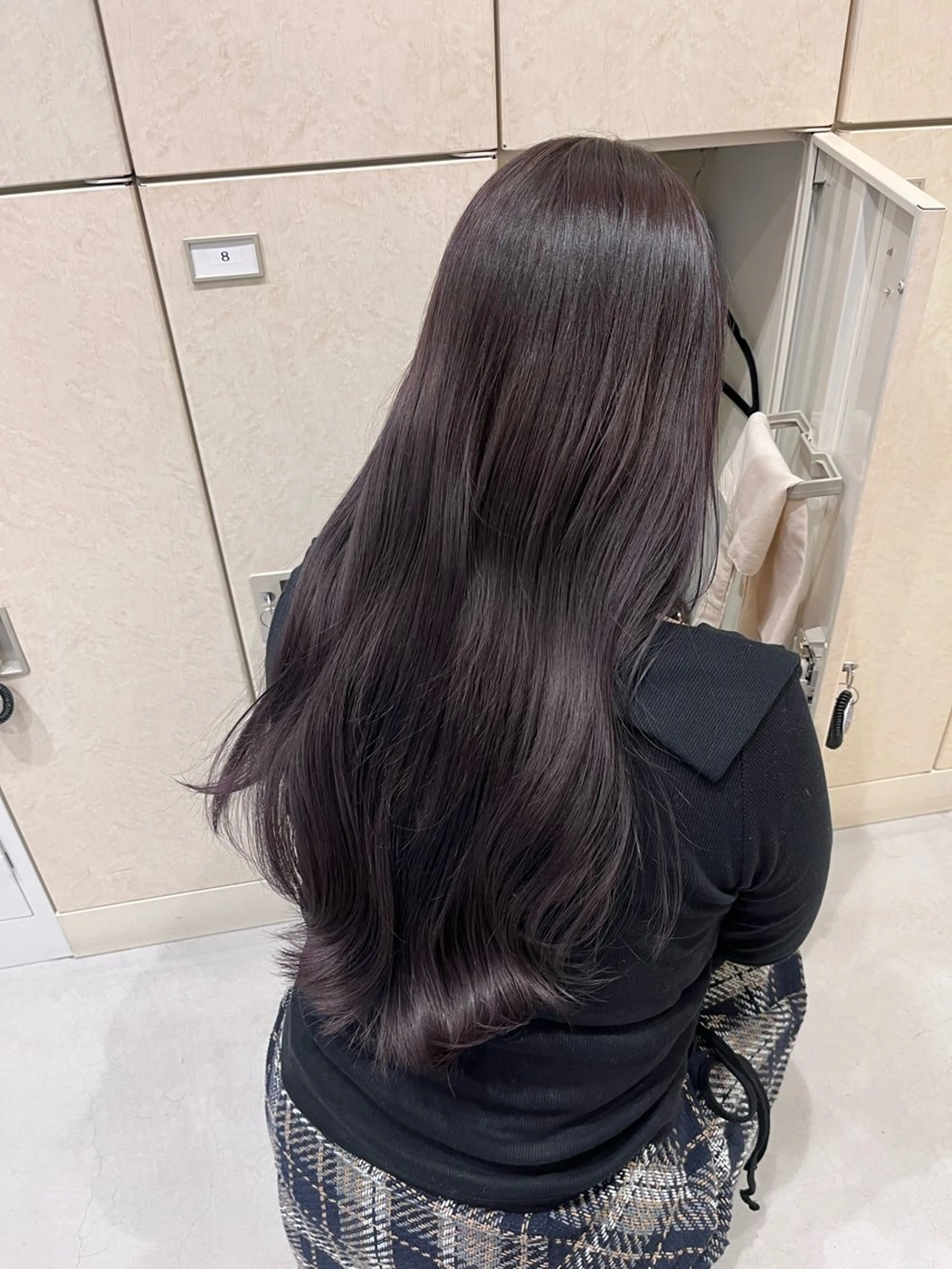 ロング カラー グレージュ ラベンダーカラー ラベンダーグレージュ ラベンダーグレー 透明感カラー🫧🌈 似合わせカット✂︎のヘアスタイル