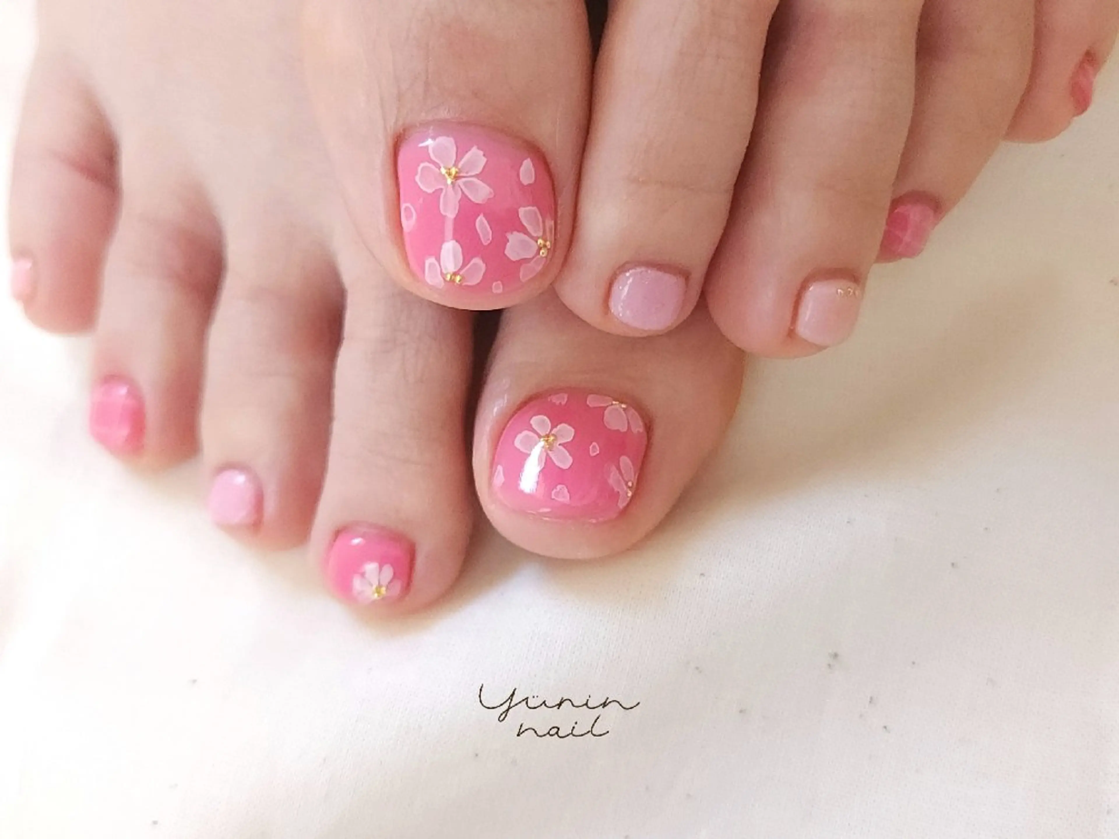 ネイル フットネイル ショートネイル専門 yurin nailのネイルデザイン