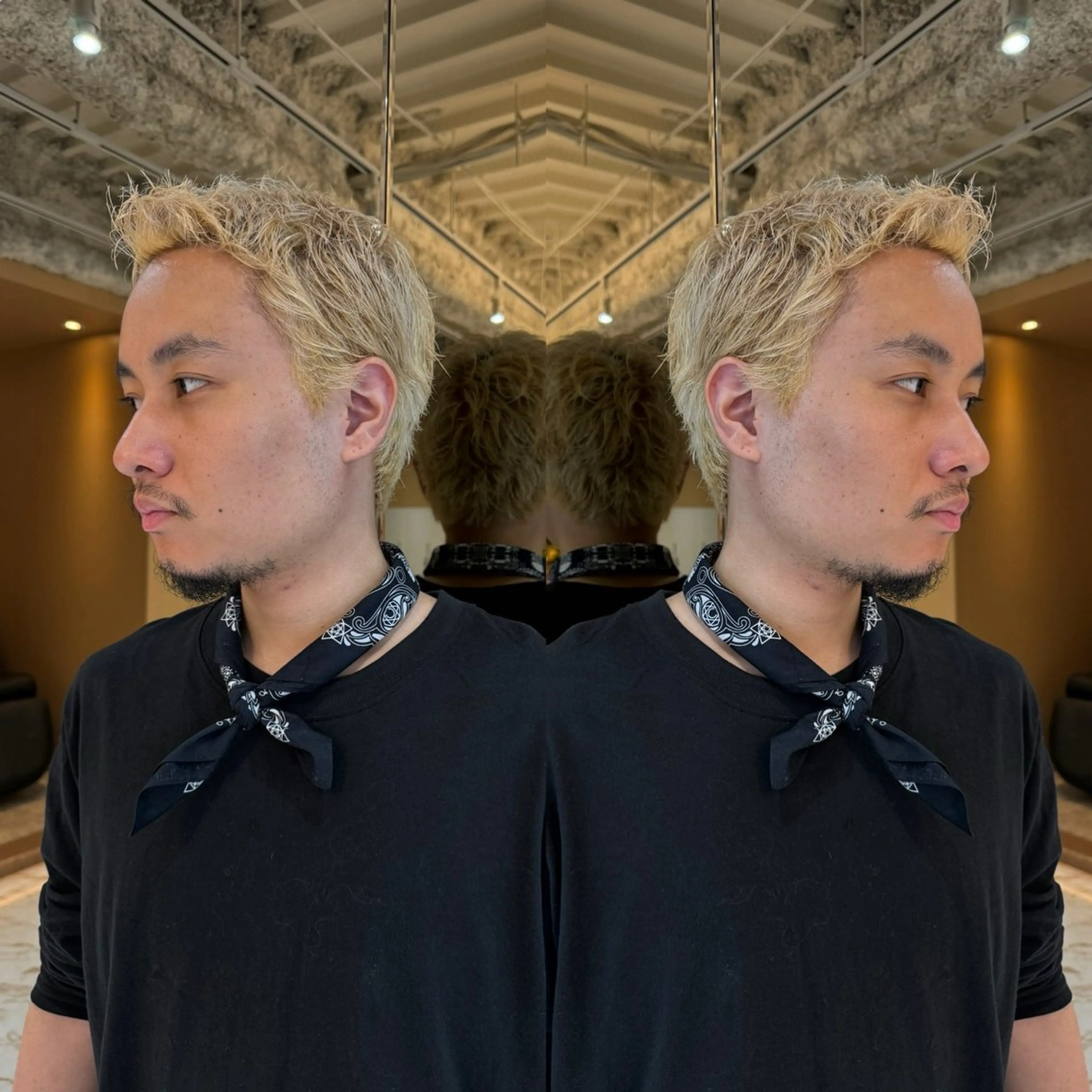 ショート メンズ 🌿nudeカラー/ レイヤー/藤原🌿のヘアスタイル