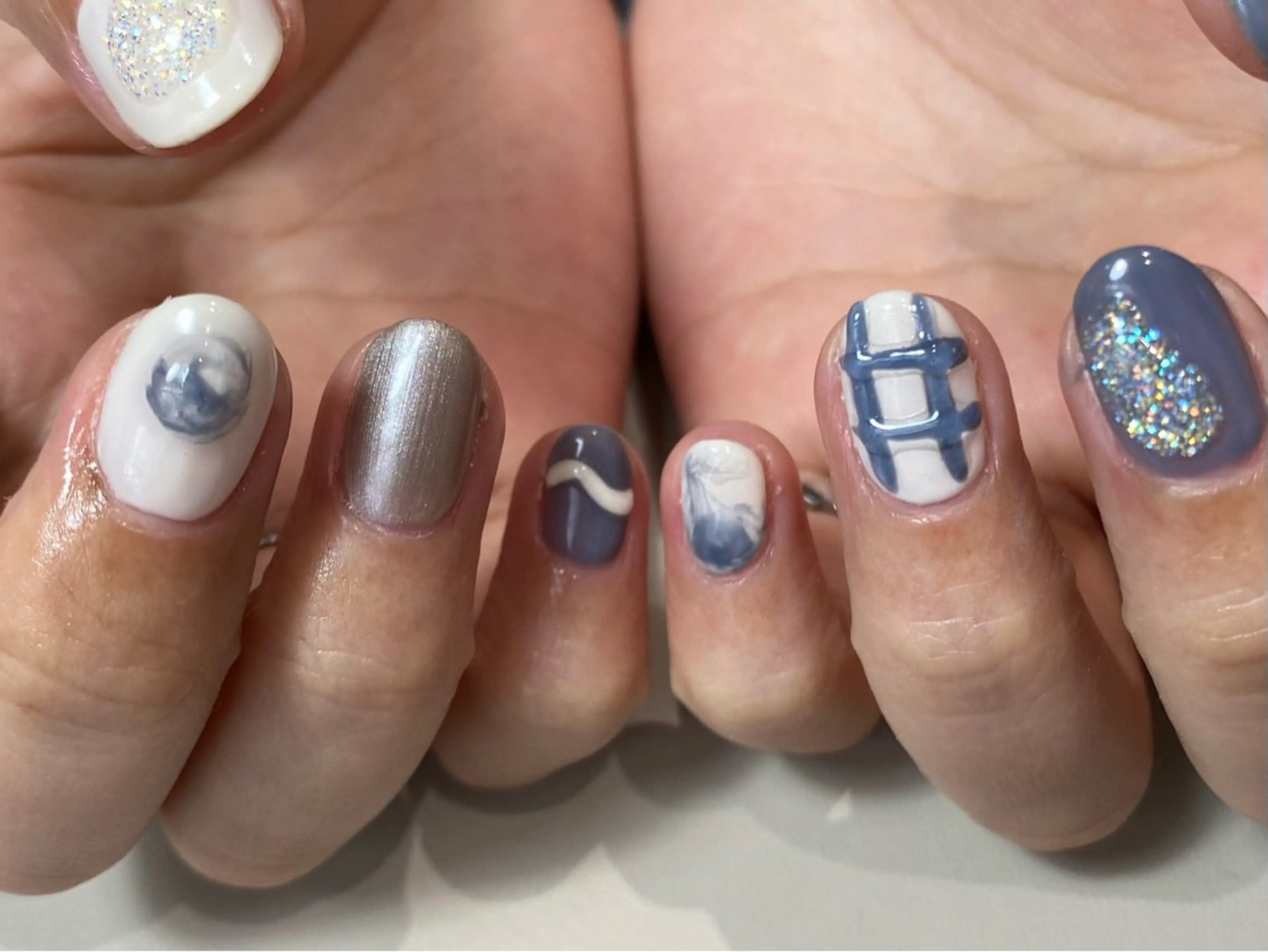 ネイル ぷっくりネイル Yarm As Etel　。のネイルデザイン