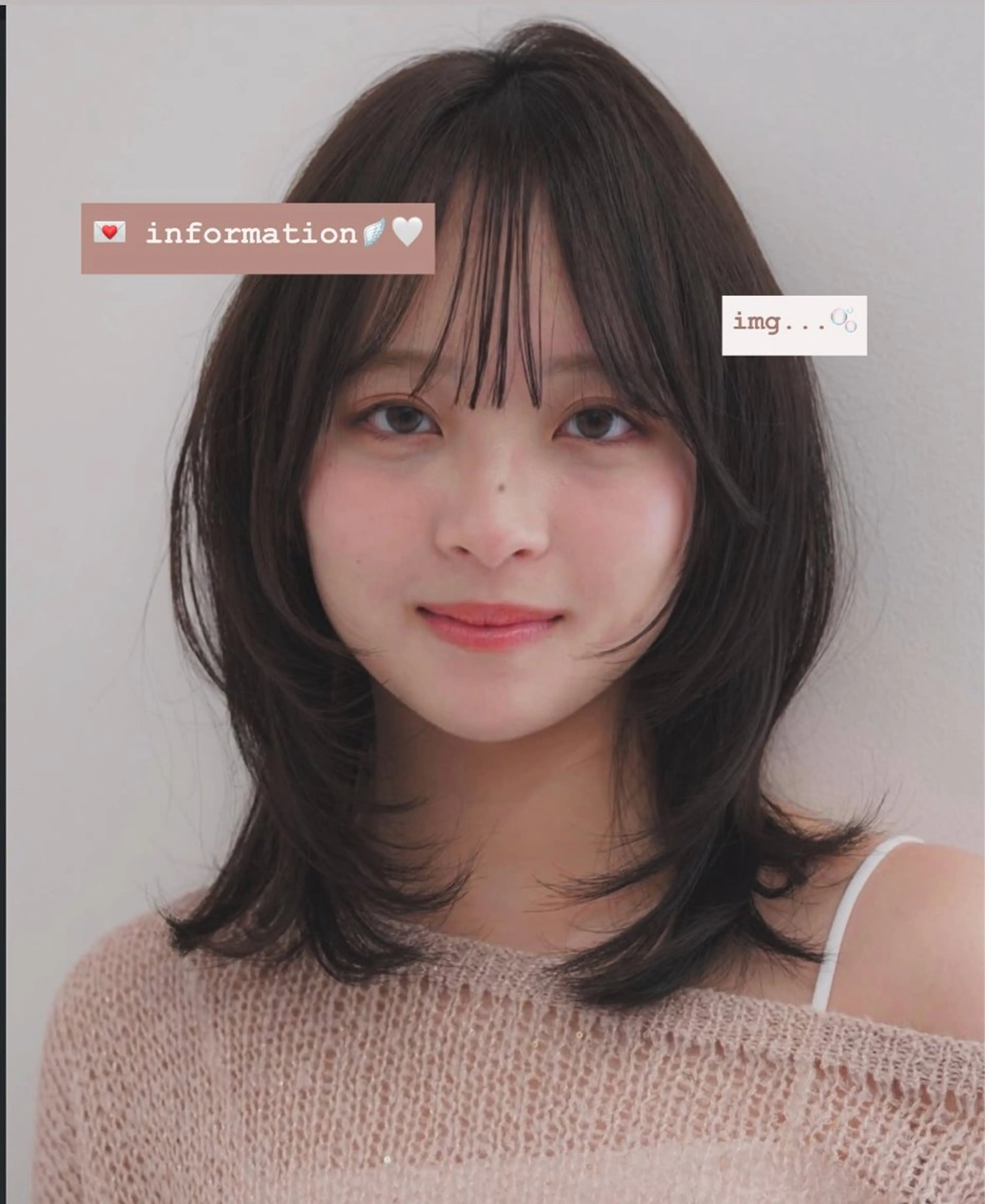 【U30限定】💌🫧2/20(金)20:00〜 似合わせミディアムレイヤー/レイヤーカット・期間限定トリートメントの写真