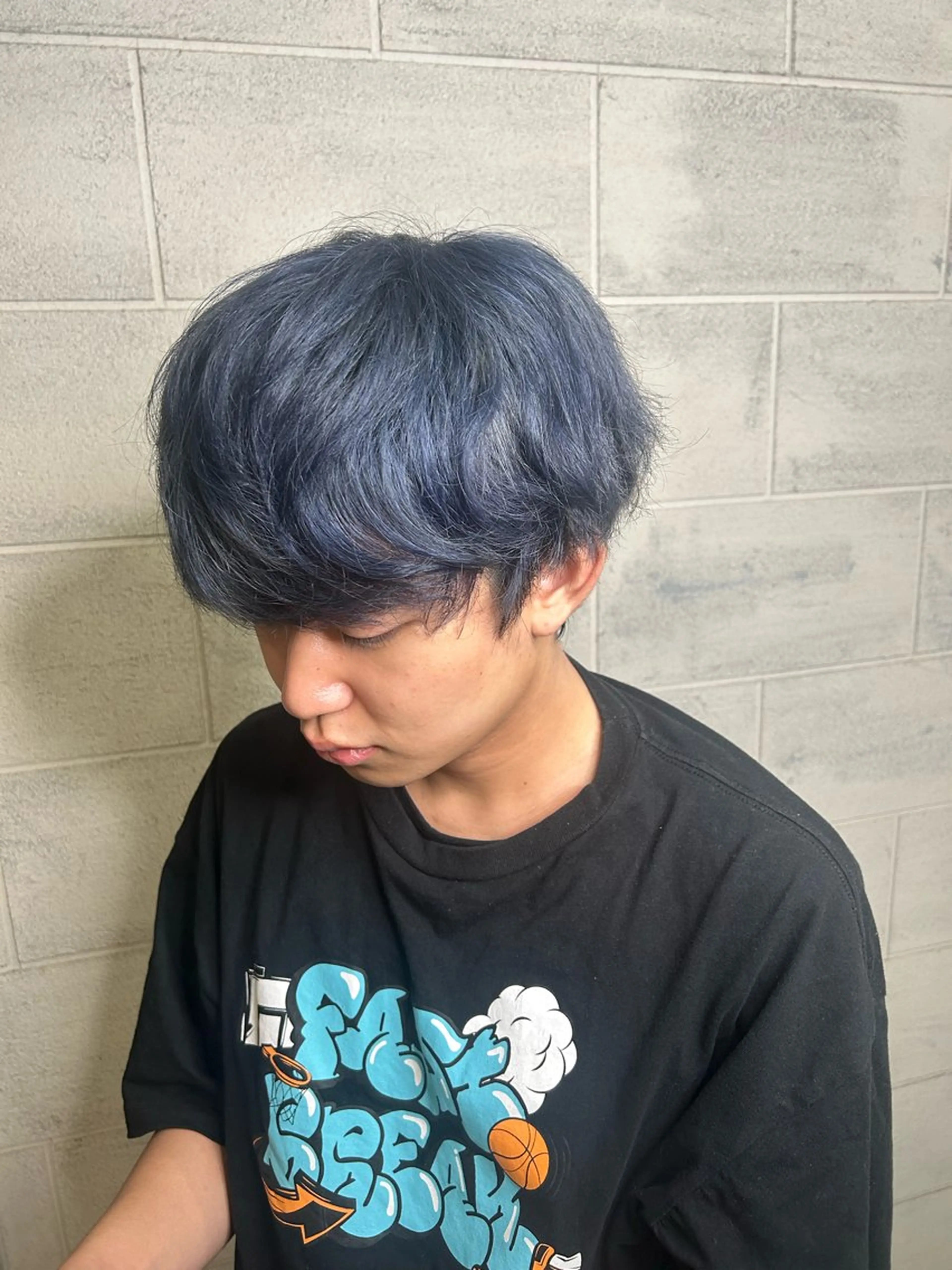 メンズ ヘアカラー LUAU karin  神戸のヘアスタイル