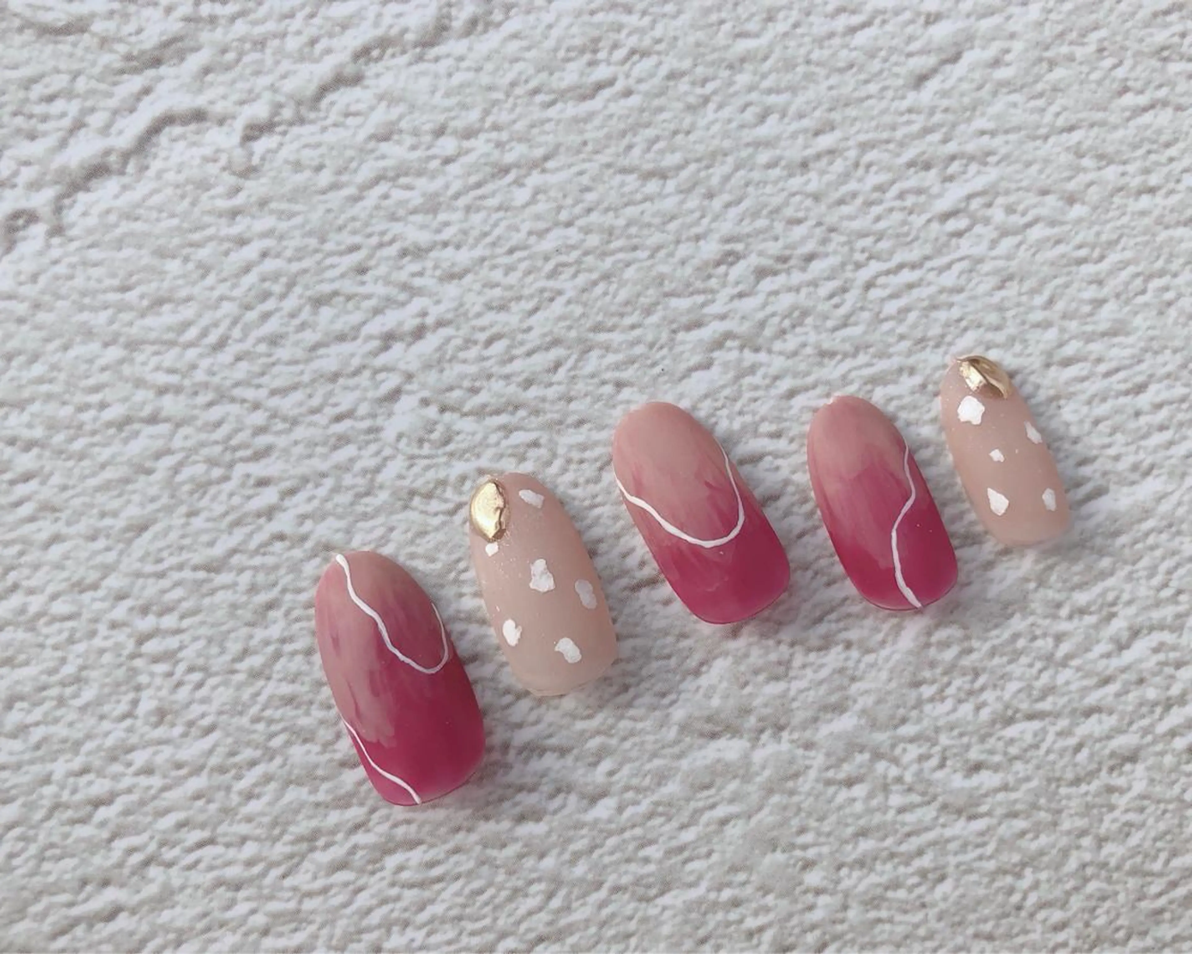 ネイル ピンク ハンドネイル nail heron所属・saki_ nail heronのその他イメージ