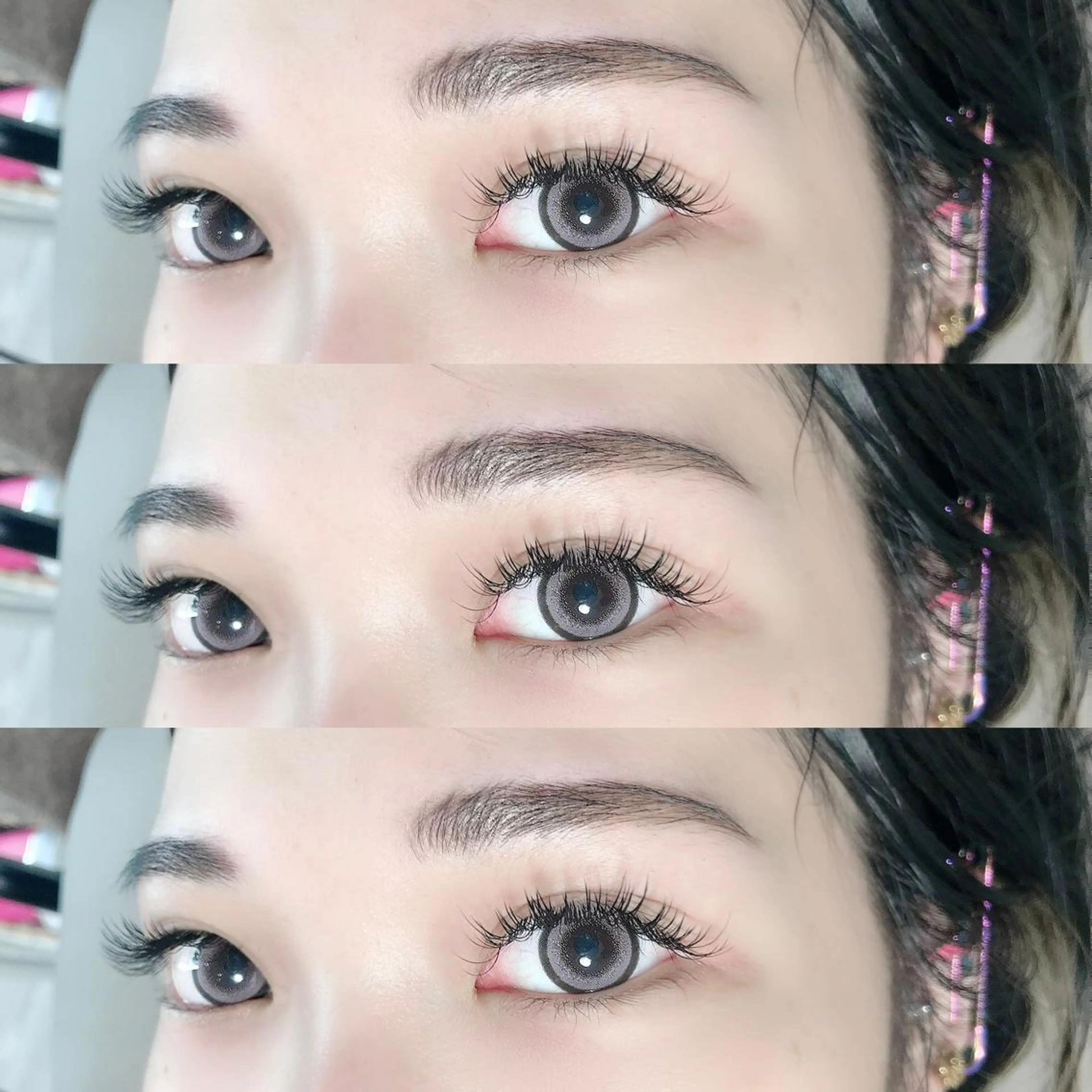 ロング ヘアアレンジ メンズ キッズ ネイル マツエク・マツパ アイブロウ apopi's所属・真夜中のまつ毛 APOPI'Sのマツエク・マツパデザイン