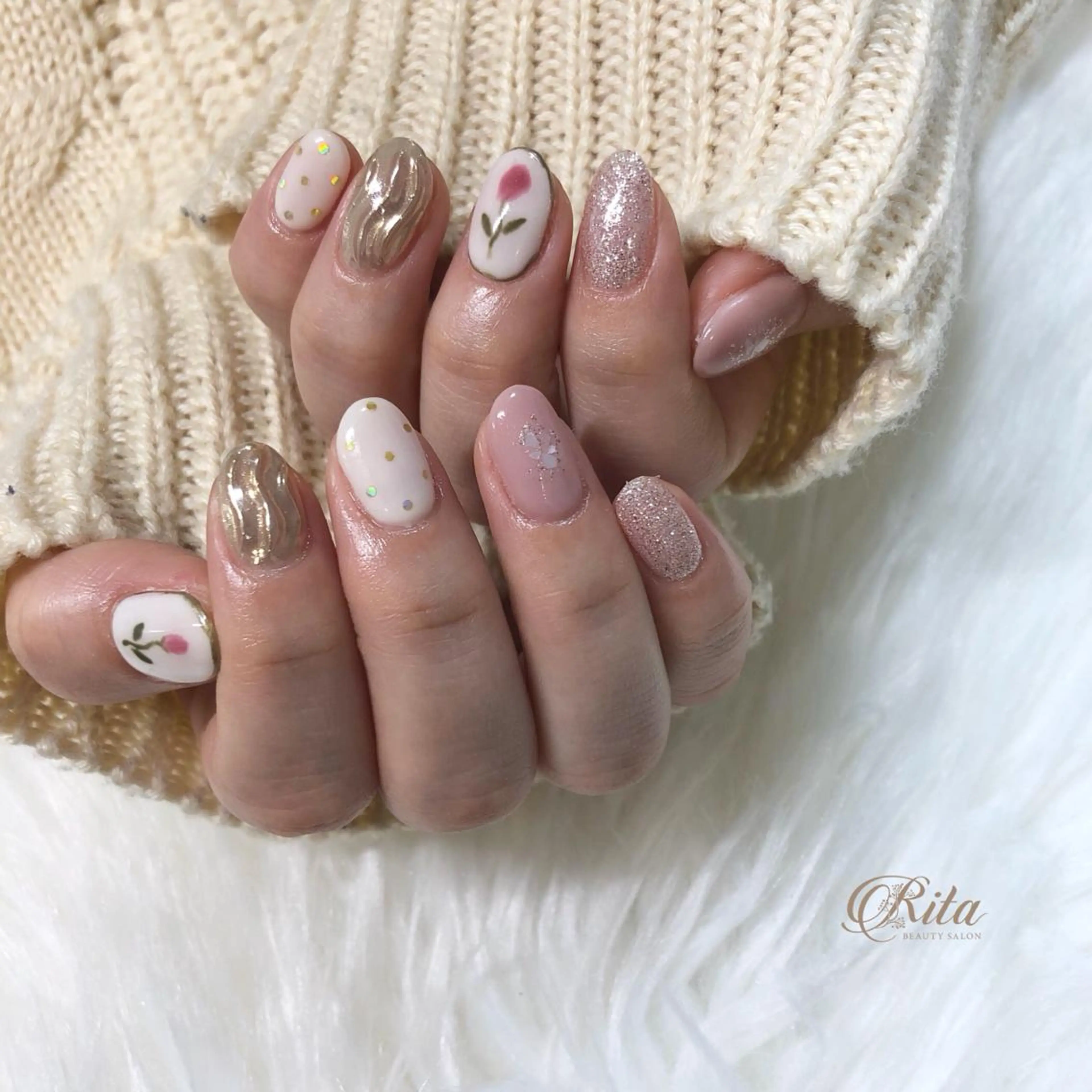 ネイル Rio 𓍼のネイルデザイン