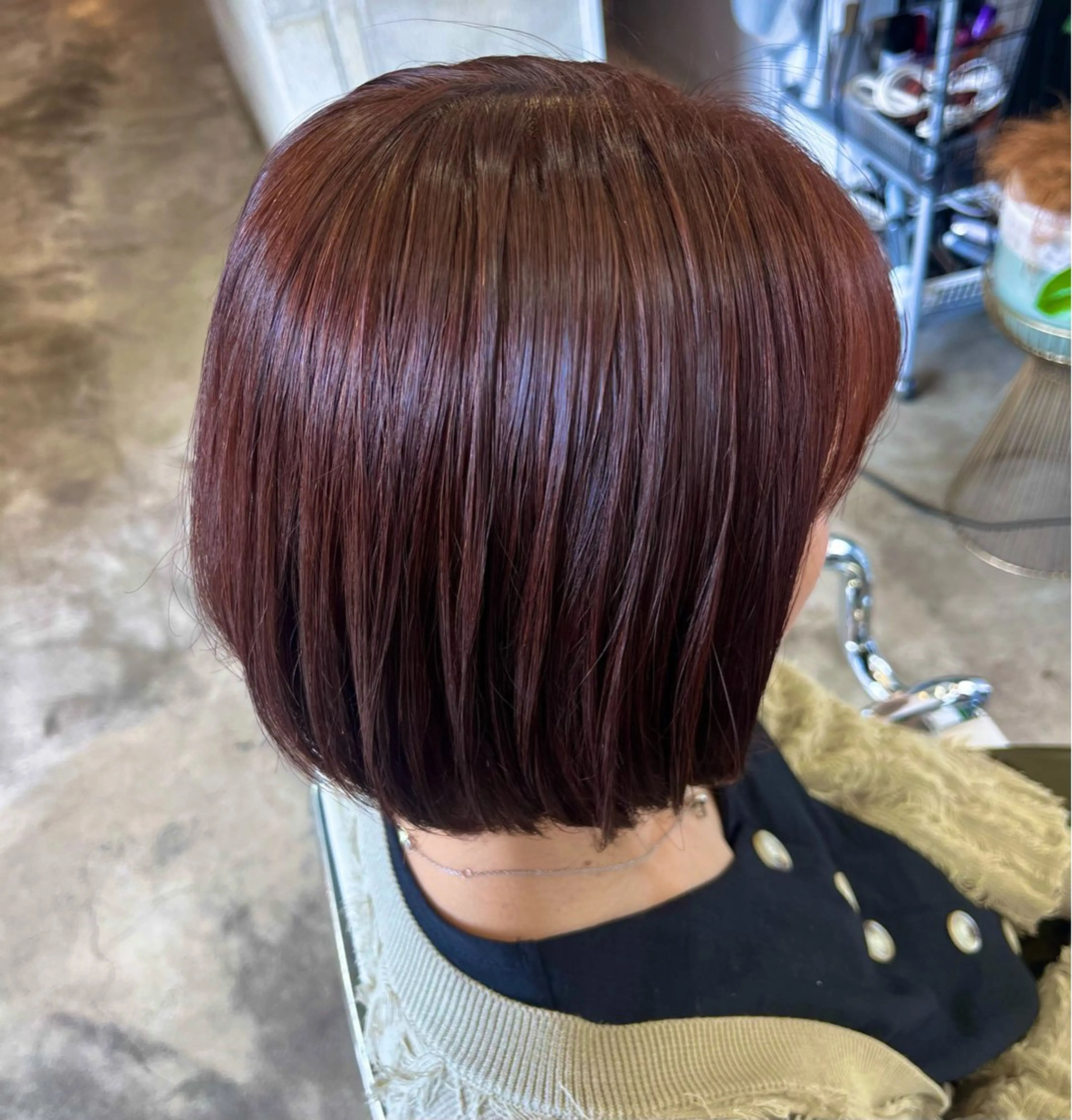 カラー ness 一花のヘアスタイル