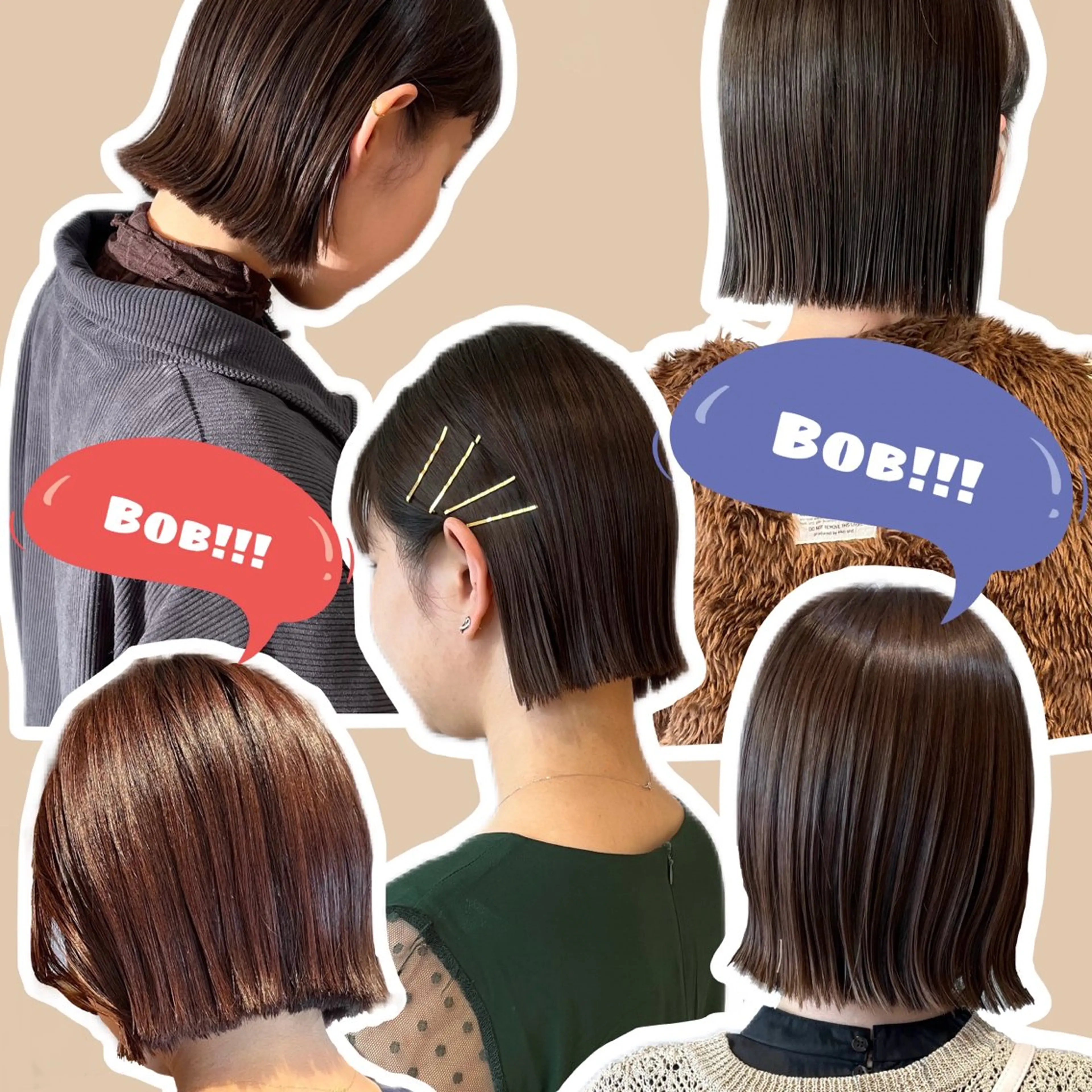 ショート カラー 切りっぱなしボブ ボブ カット ヘアカラー トリートメント ボブ/透明感カラー /坂口恵梨子のヘアスタイル