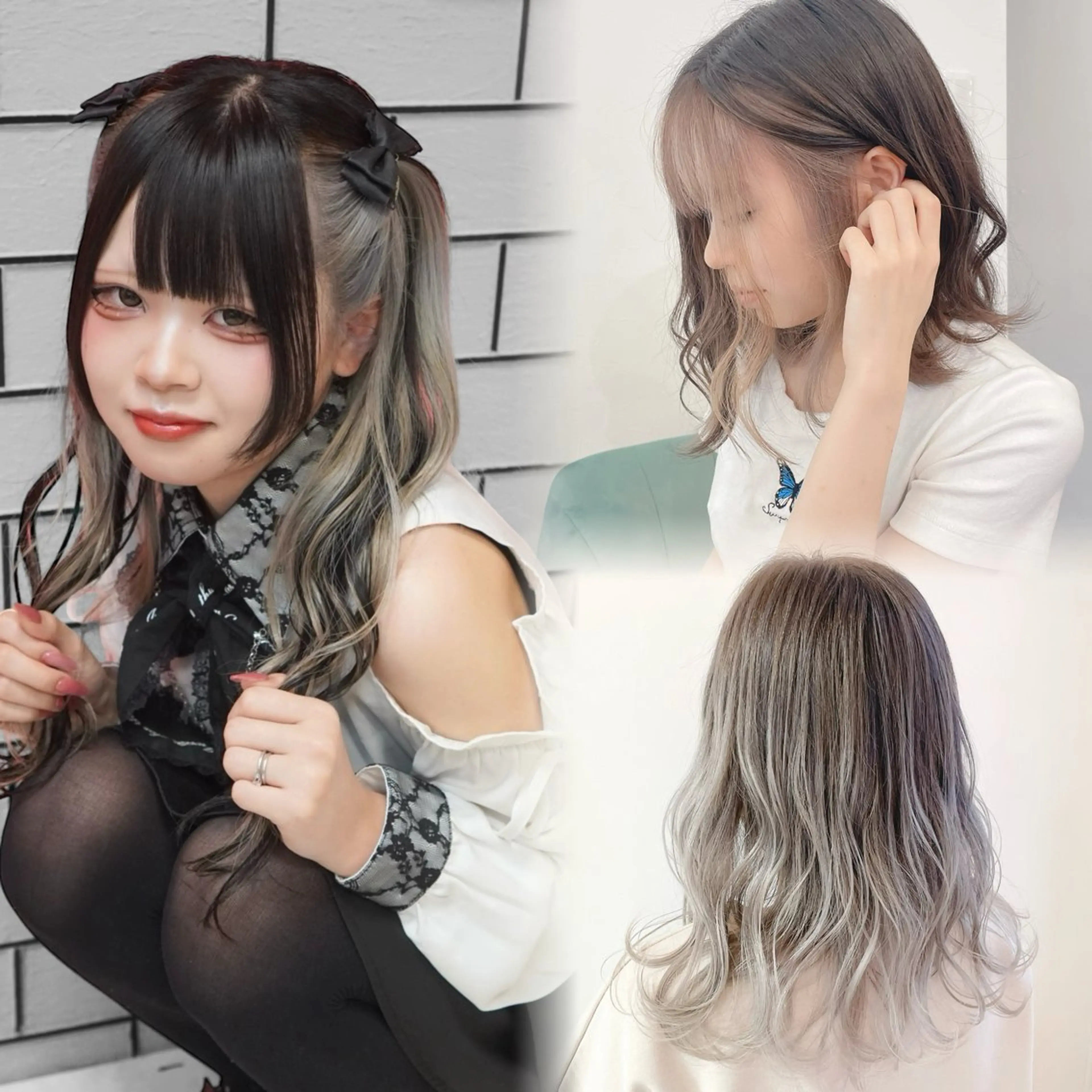 ロング カラー バレイヤージュ ブリーチ ケアブリーチ ダブルカラー イヤリングカラー ヘアカラー トリートメント デザインカラー 髪質改善Lilithのその他イメージ