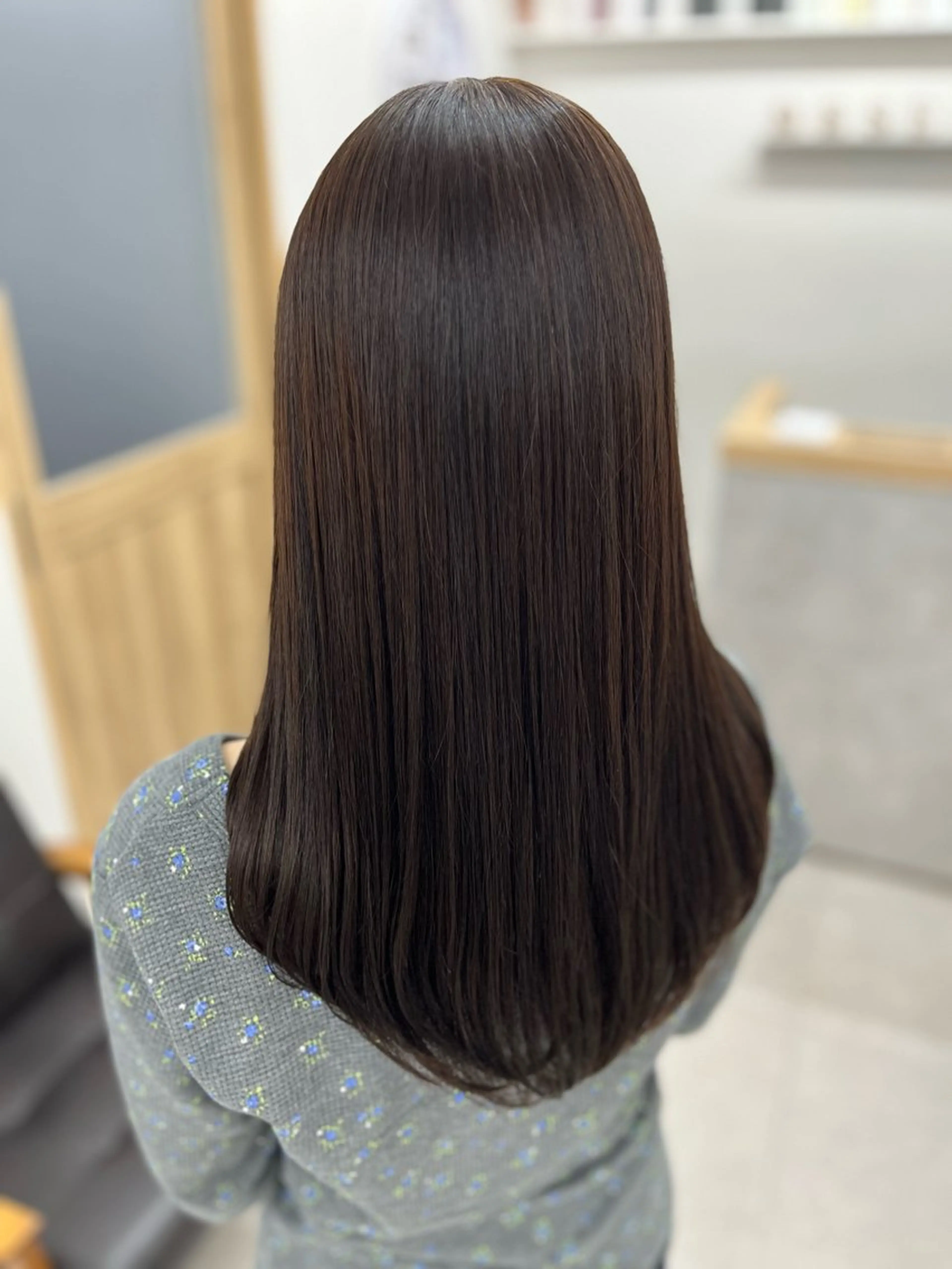 ロング カラー ブラウンカラー マロンブラウン カット ヘアカラー トリートメント 🫧ぷる艶カラー🫧 Yuubi🦩のヘアスタイル