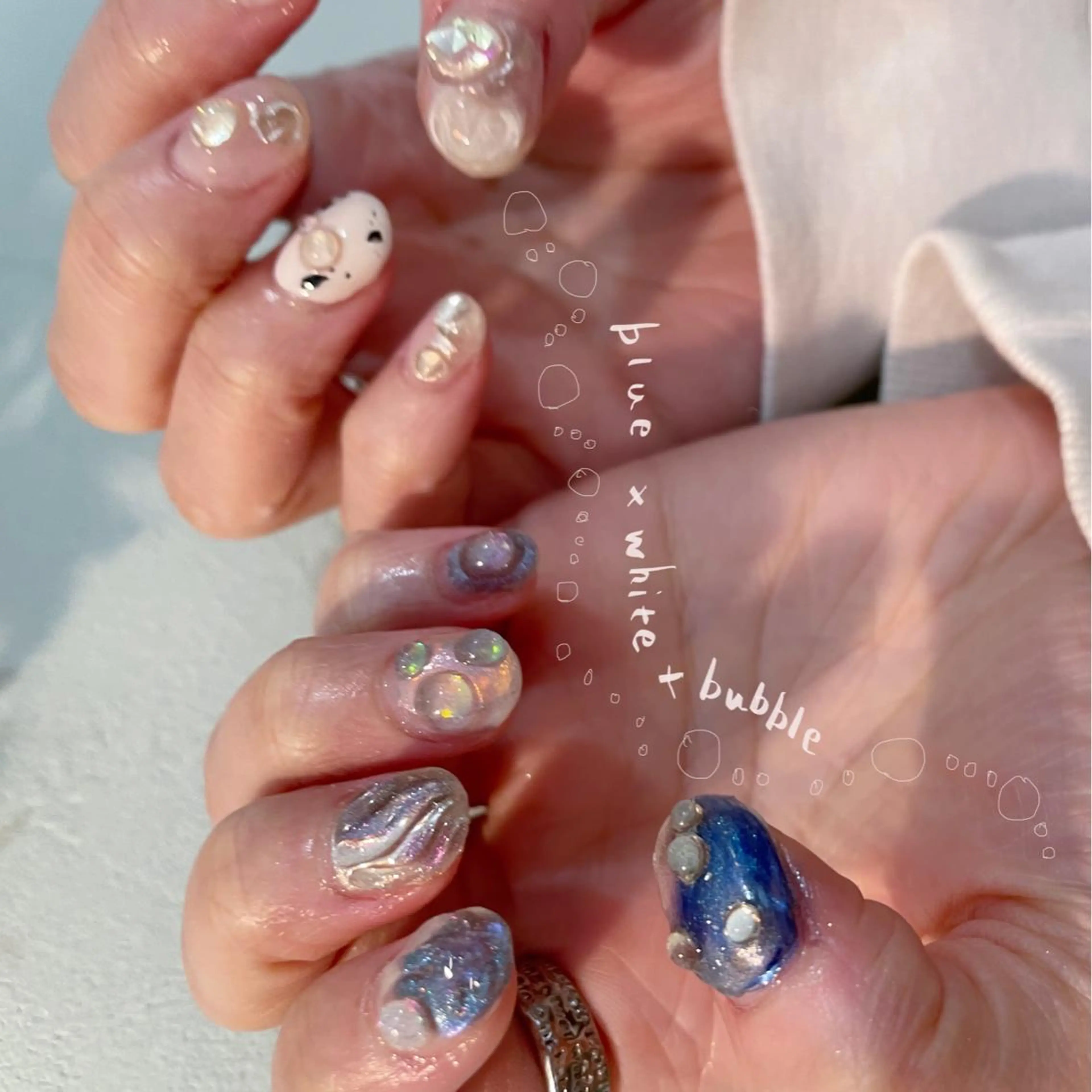 ネイル ハンドネイル フットネイル rebon＊ natsukiのネイルデザイン