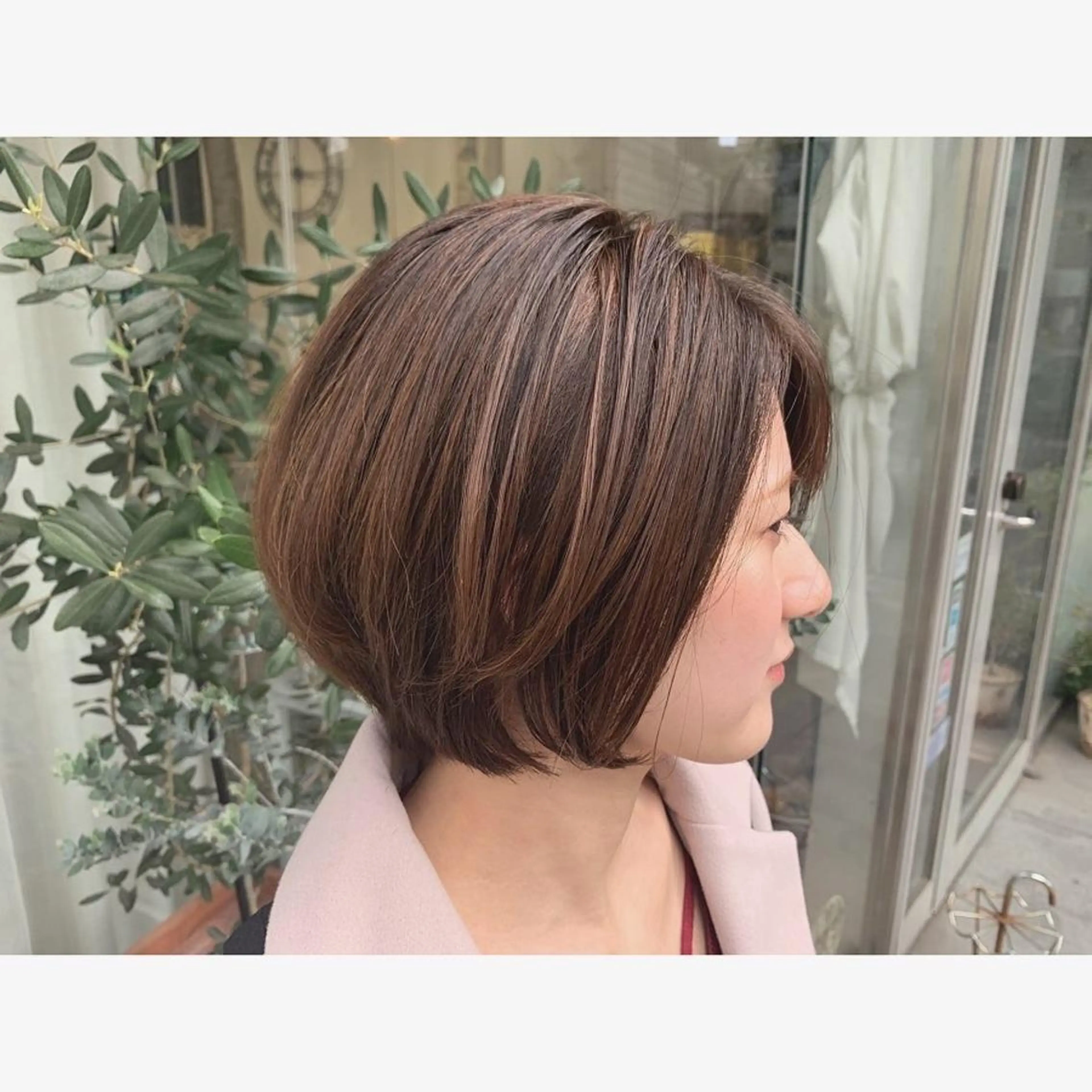 ショート カラー カット ヘアカラー fio マナミのヘアスタイル