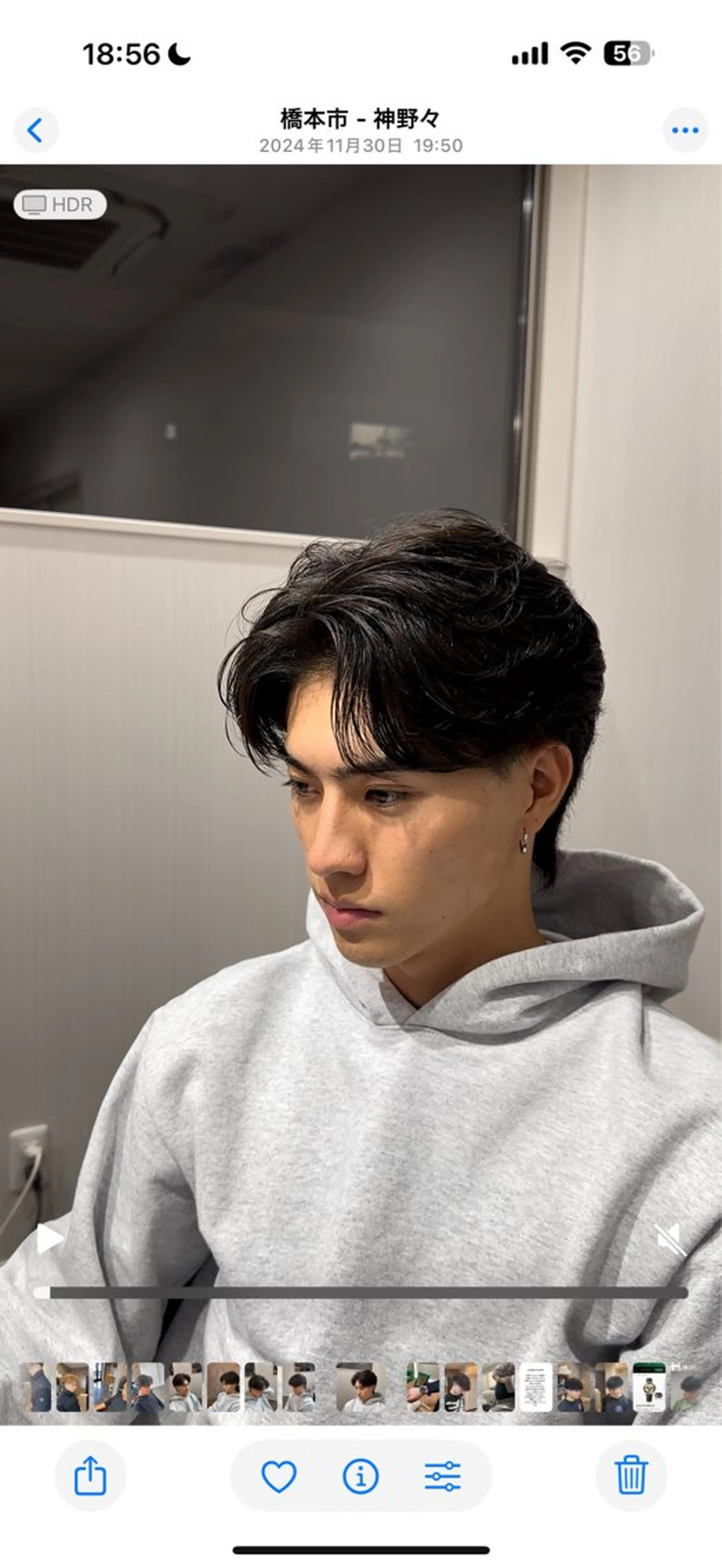 メンズ 和歌山ランキング1位 井開のヘアスタイル