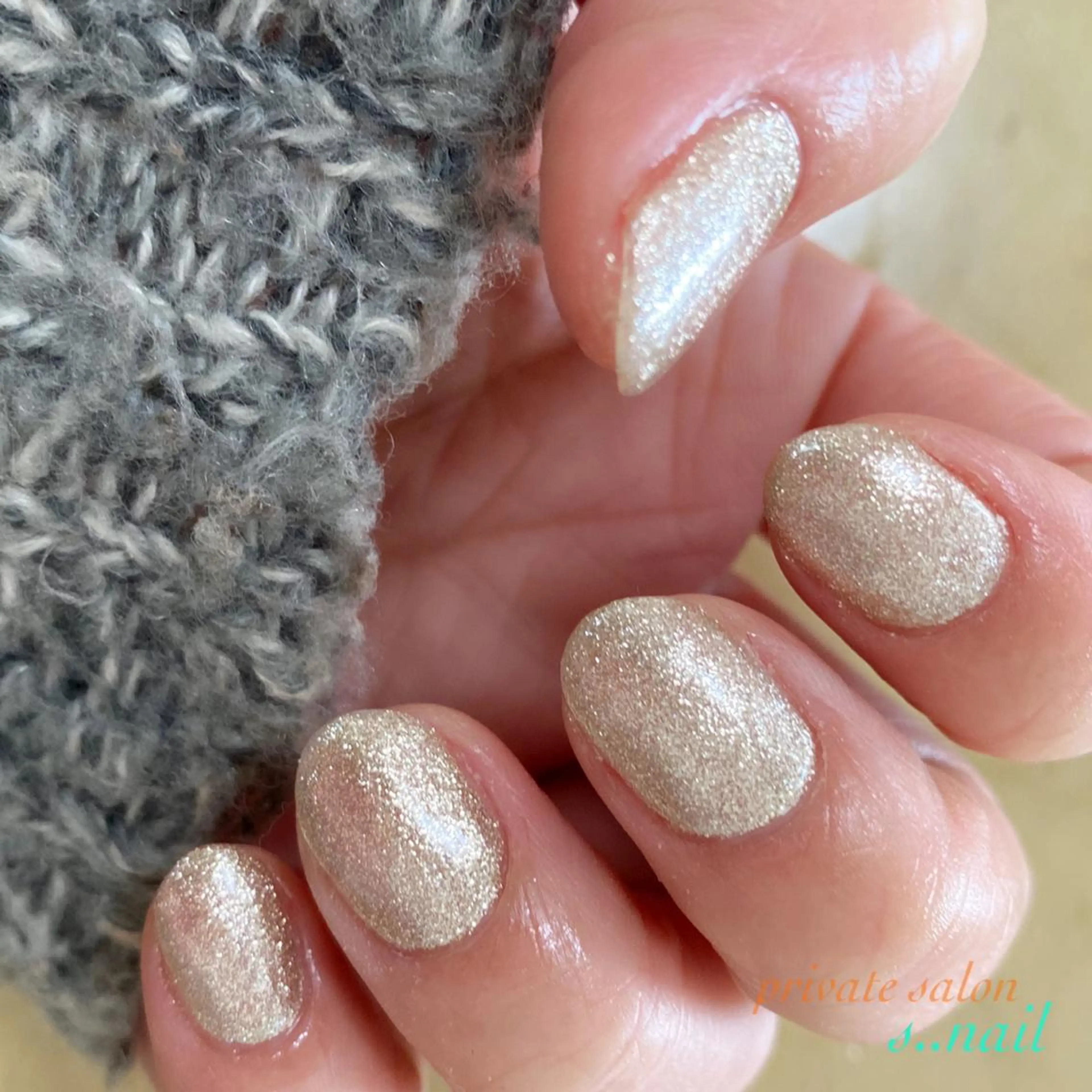 ネイル ラメ(グリッター) ワンカラーネイル s..nail / MORITAのネイルデザイン