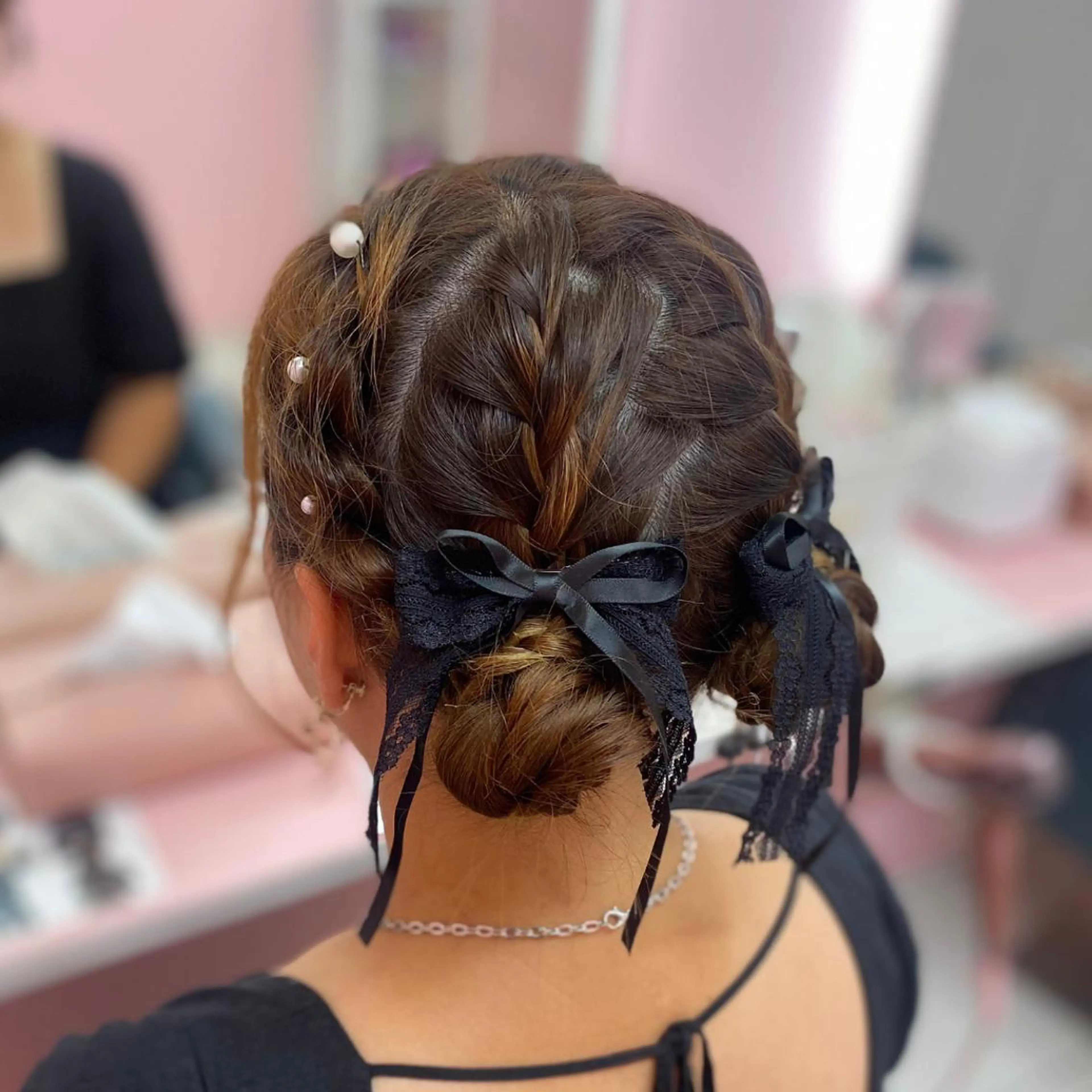 ヘアアレンジ お団子ヘア season Jr.のヘアスタイル