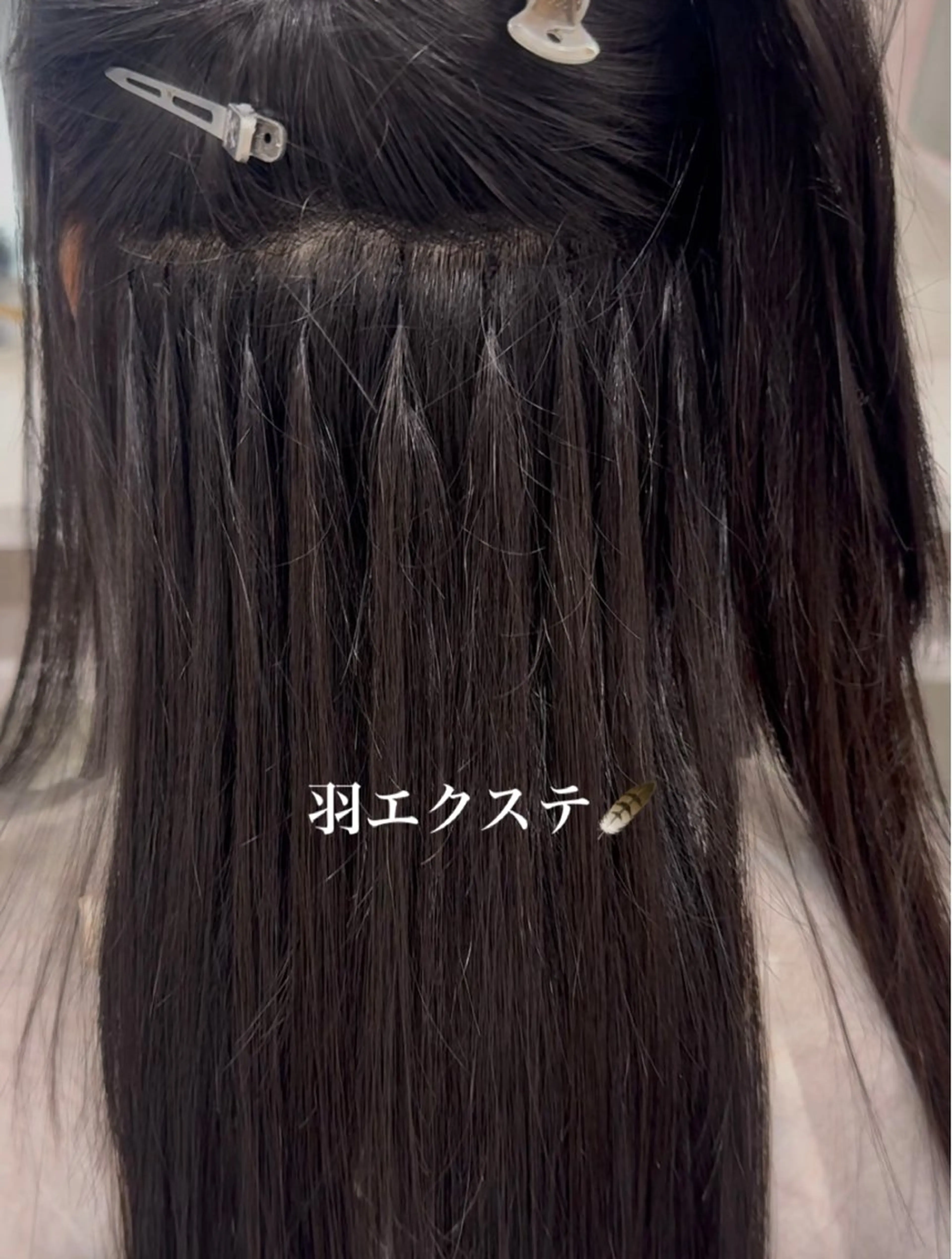 ロング カラー パーマ ヘアアレンジ エクステ エクステ 韓国ヘアーサロン MARIA🐈‍⬛のヘアスタイル