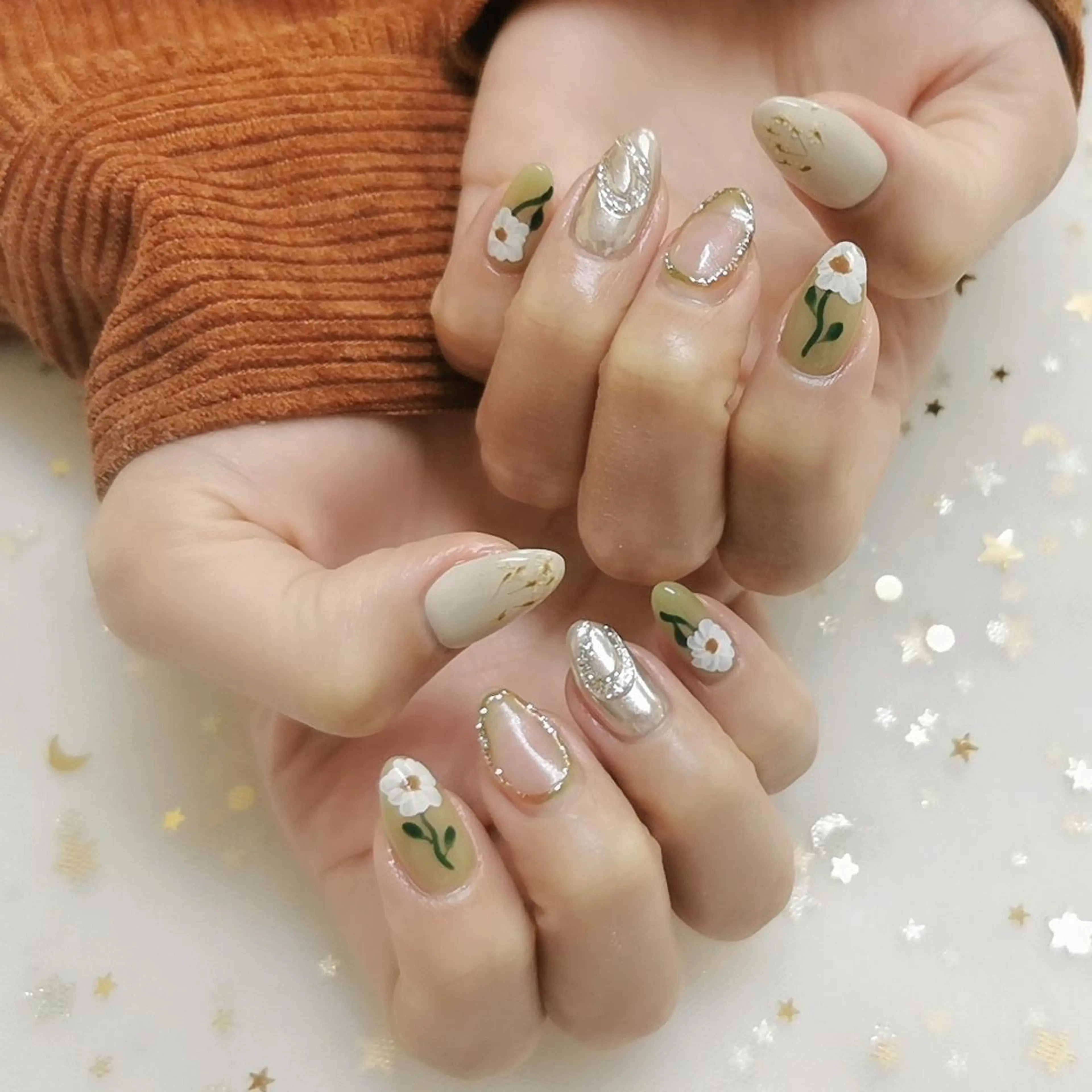 ネイル ハンドネイル 上福岡 らんらんのネイルデザイン