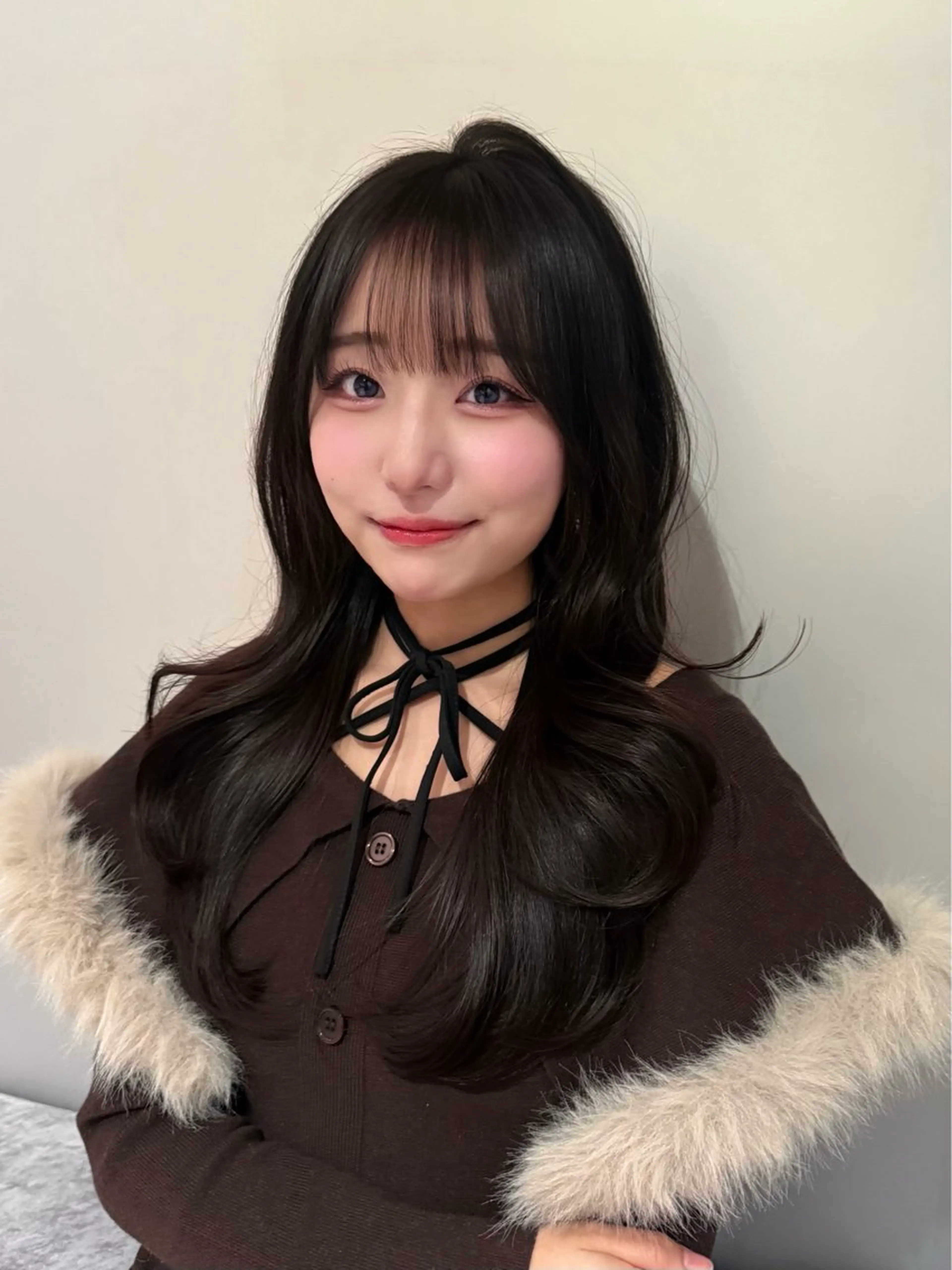 ロング カラー カット ヘアカラー トリートメント 髪質改善/透明感ヘア にちか🐰のヘアスタイル