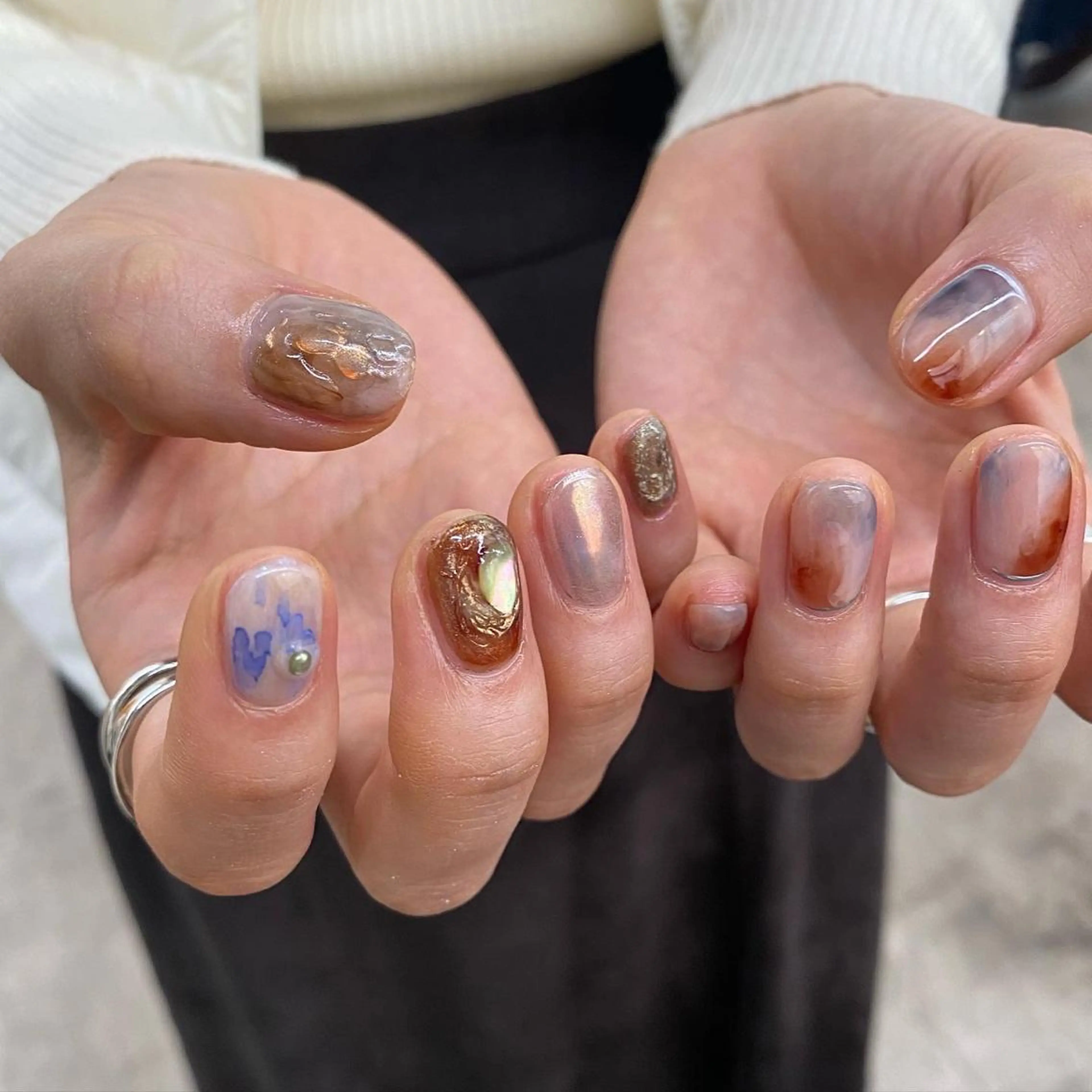 ネイル ハンドネイル nable.所属・栗林 実莉のネイルデザイン