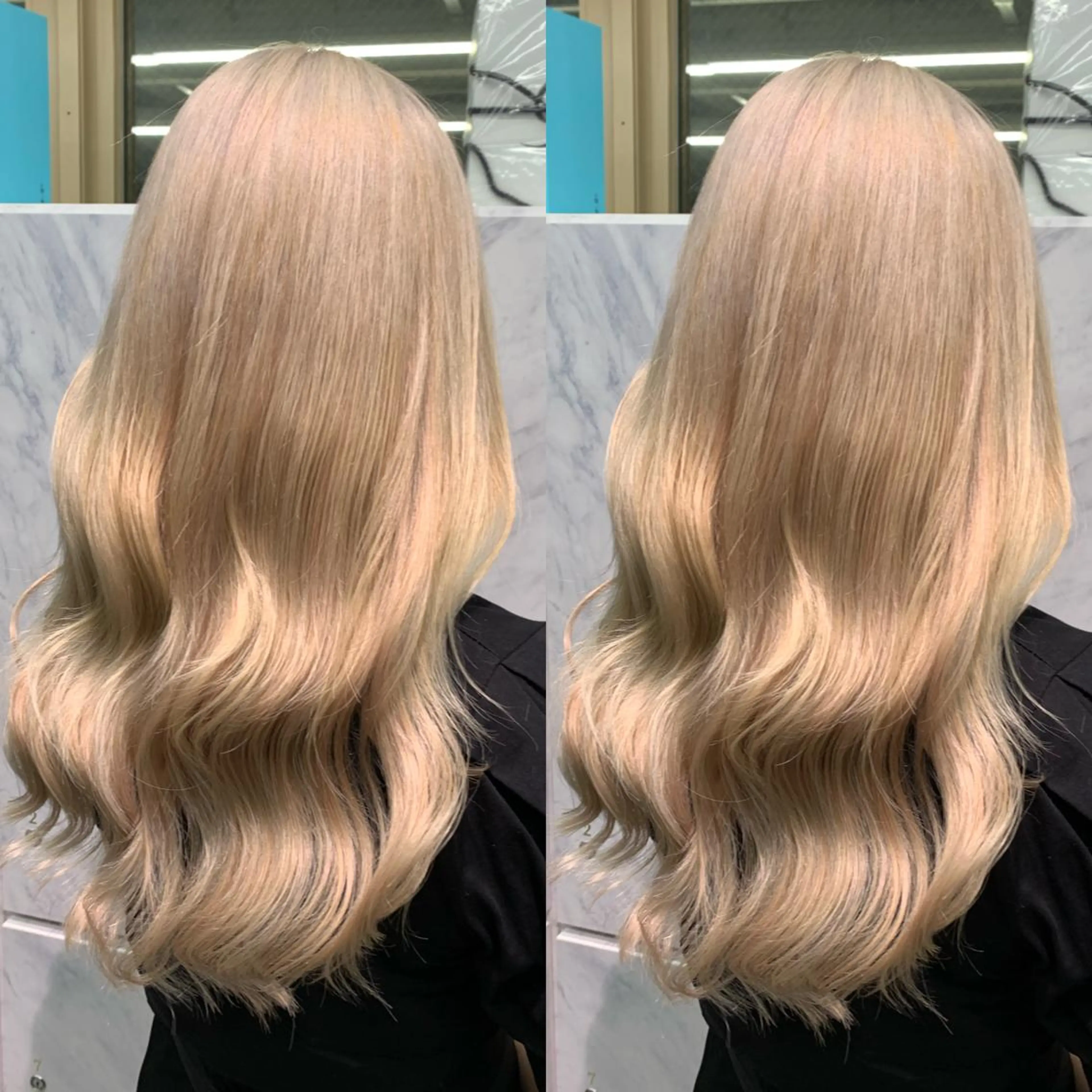 ロング プルエクステ エクステ ヘアカラー エクステ プルエクステ 🖤MIYUのヘアスタイル