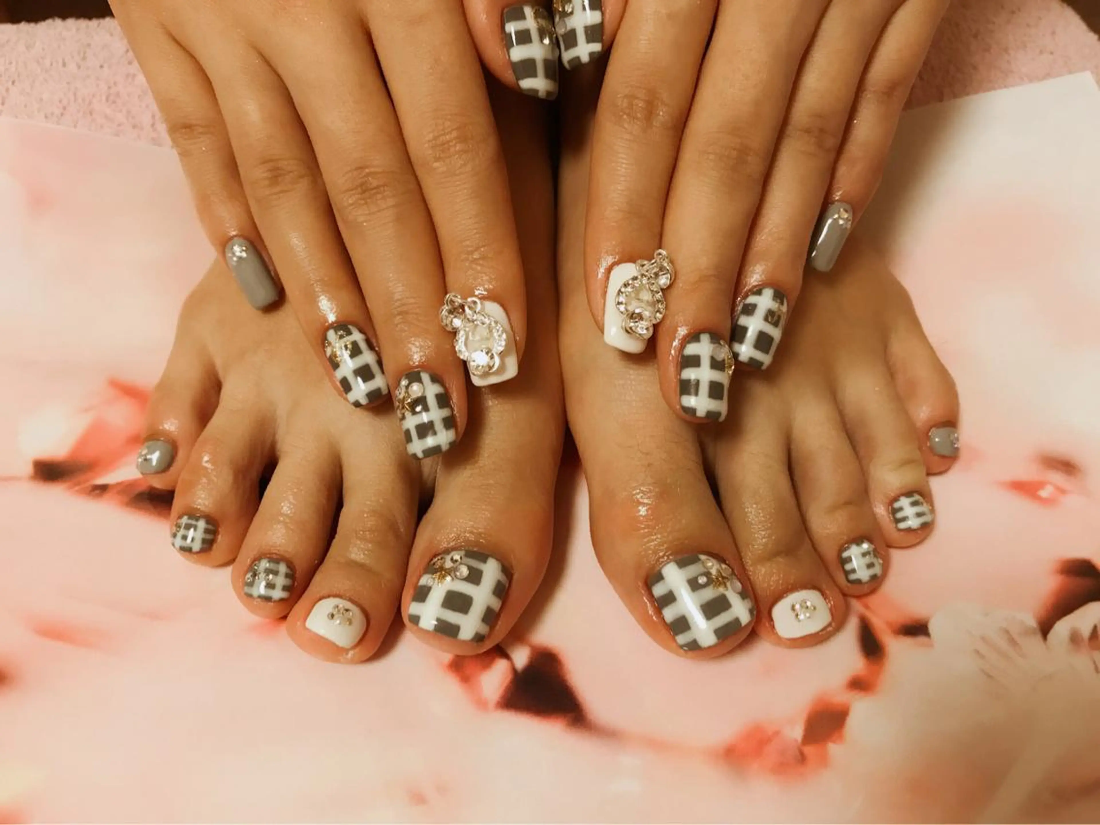 ネイル おそろいネイル a yakaのネイルデザイン