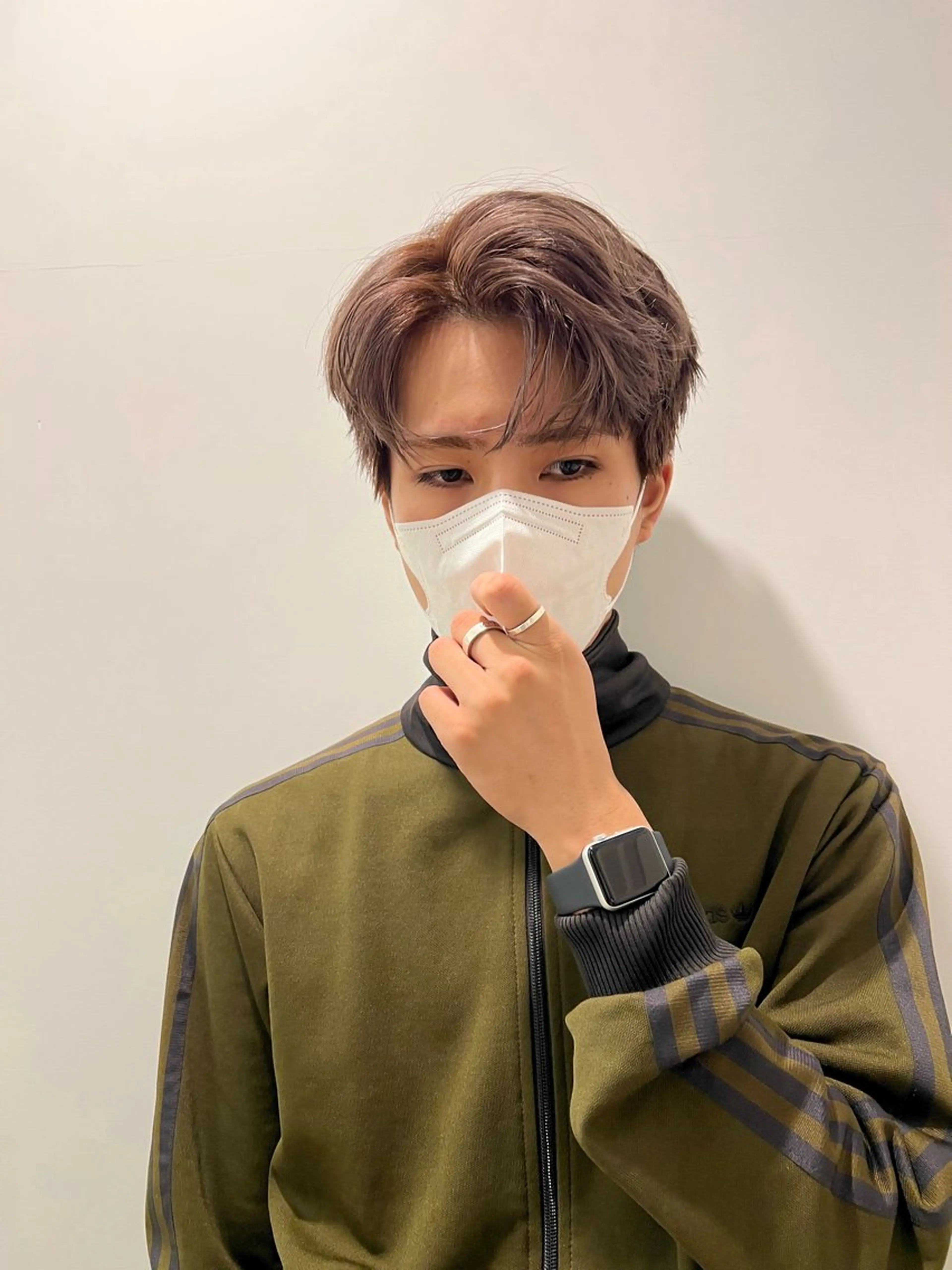 ショート カラー メンズ 宮内大輔 /髪質改善/艶カラーのヘアスタイル