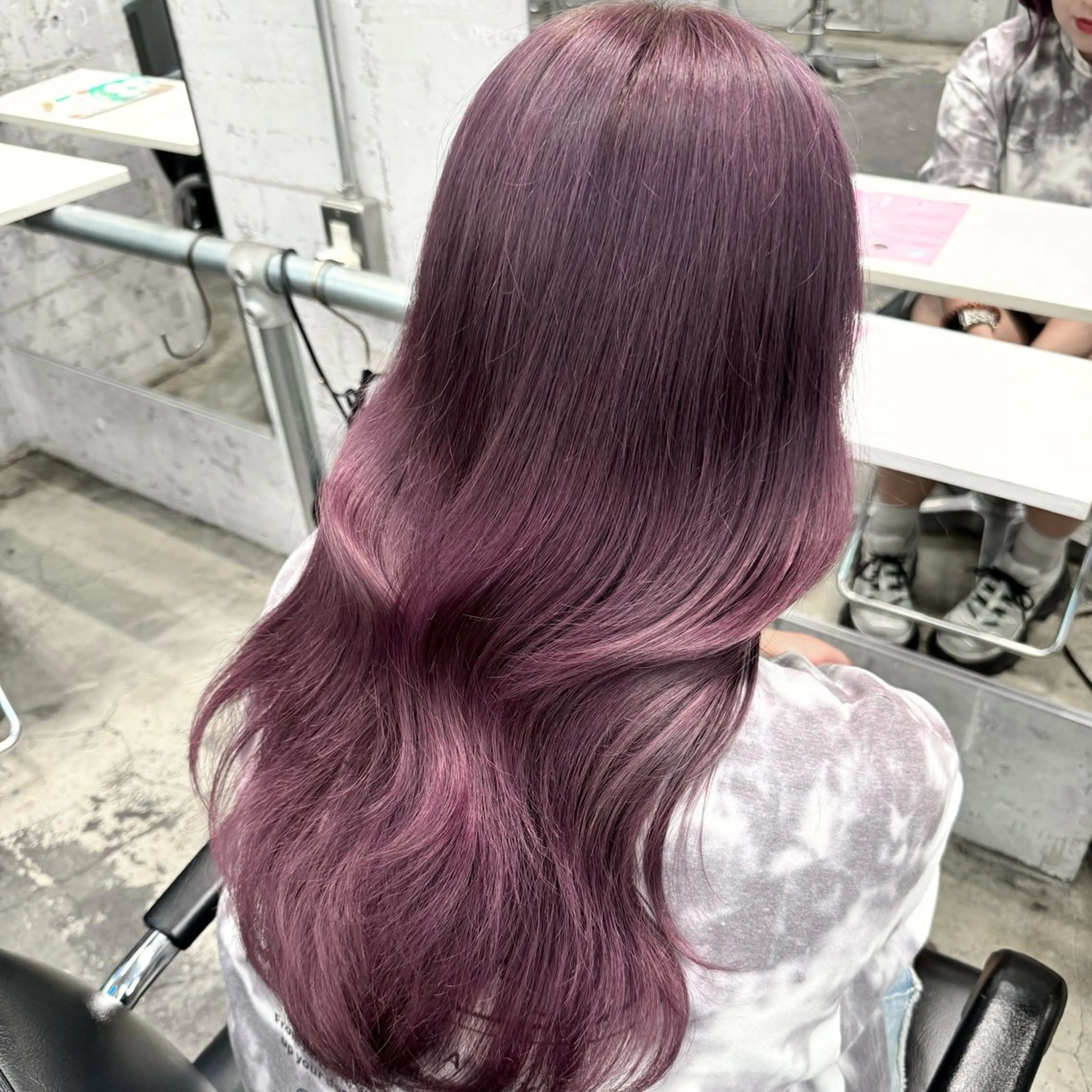 ロング カラー ヘアアレンジ 💗💗韓国レイヤー yu-ki💗💗のヘアスタイル