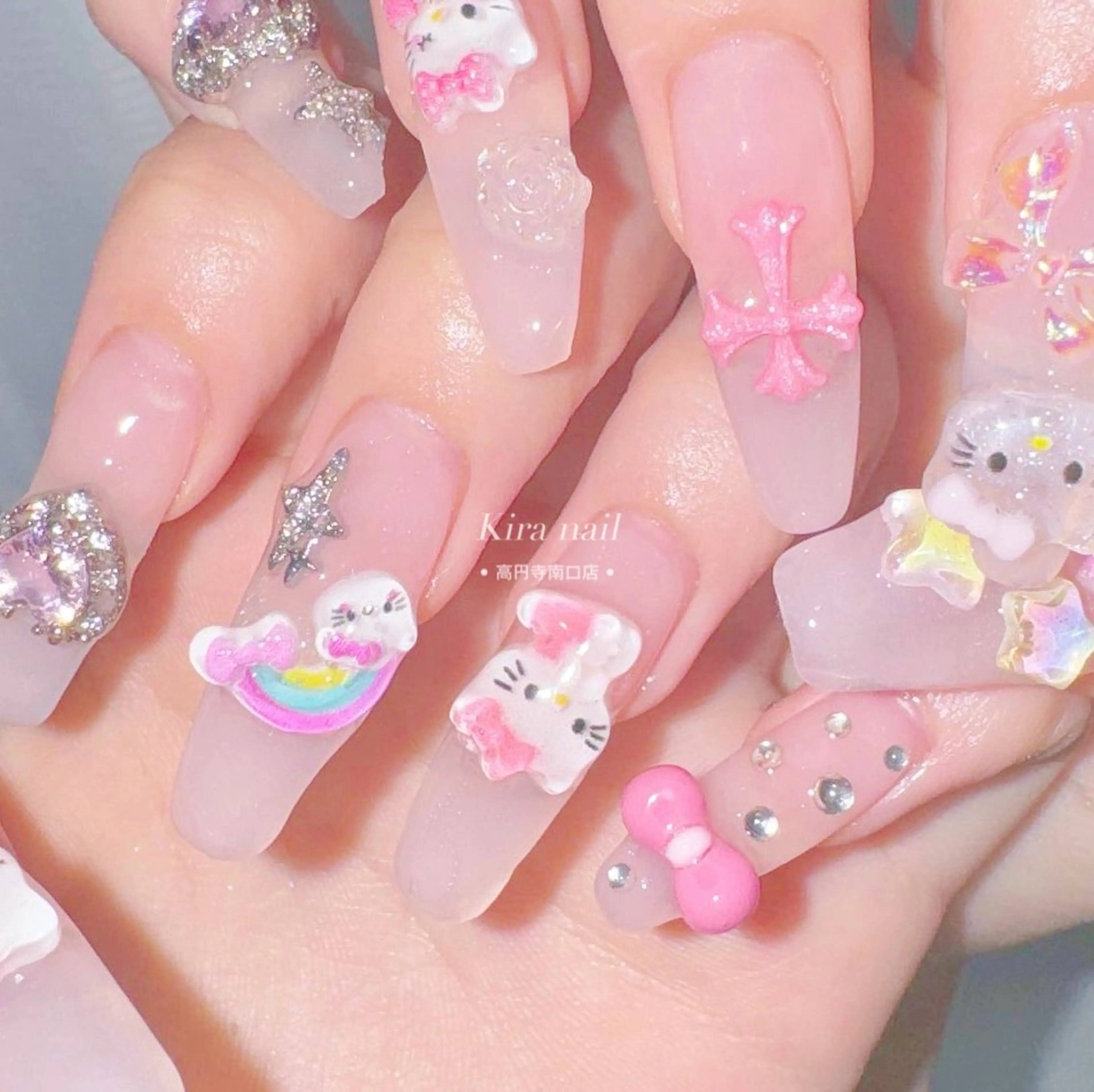 ロング Kiranail 高円寺南口店のネイルデザイン