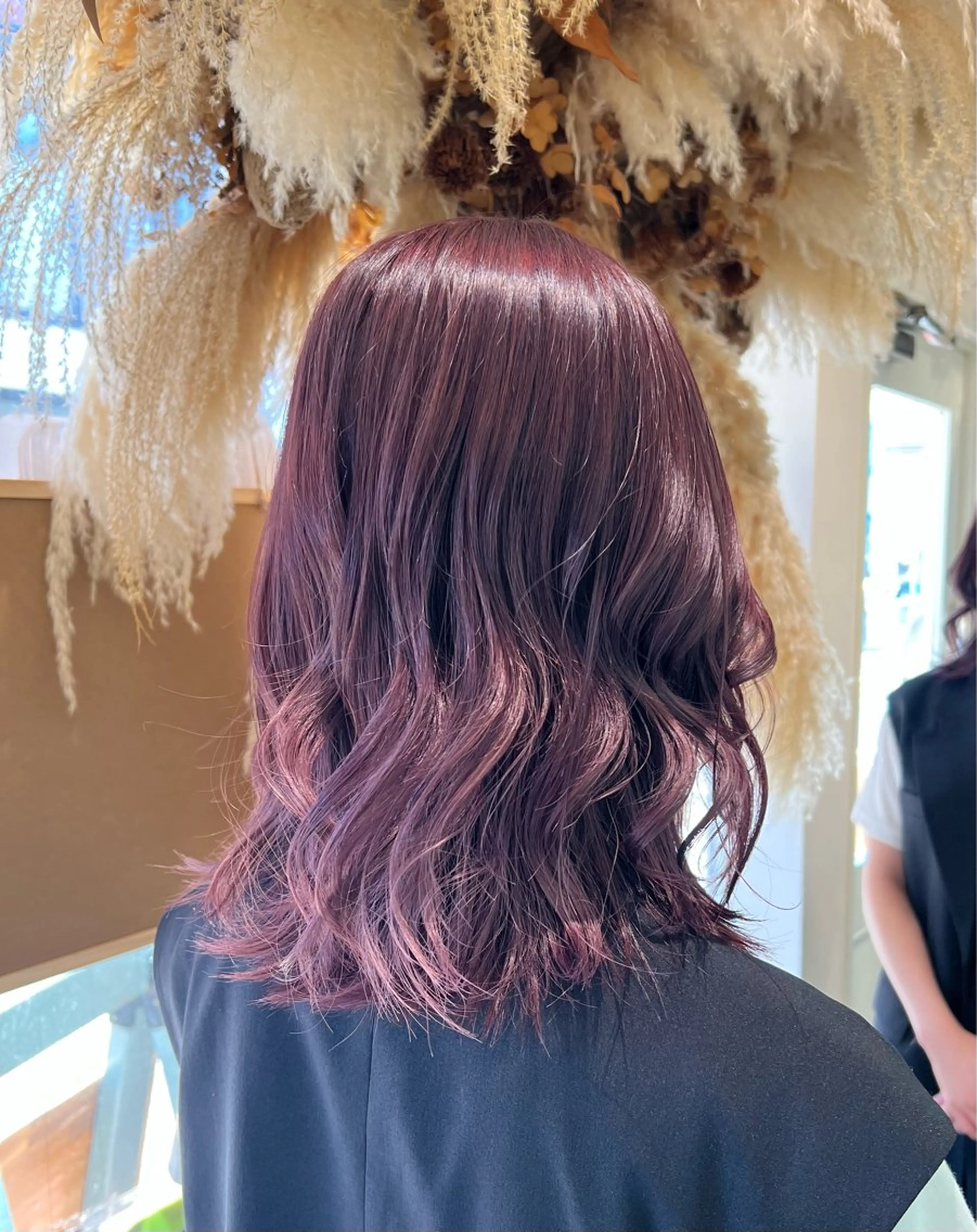 ミディアム 朝が楽になる艶髪縮毛 ✨中稲明梨のヘアスタイル