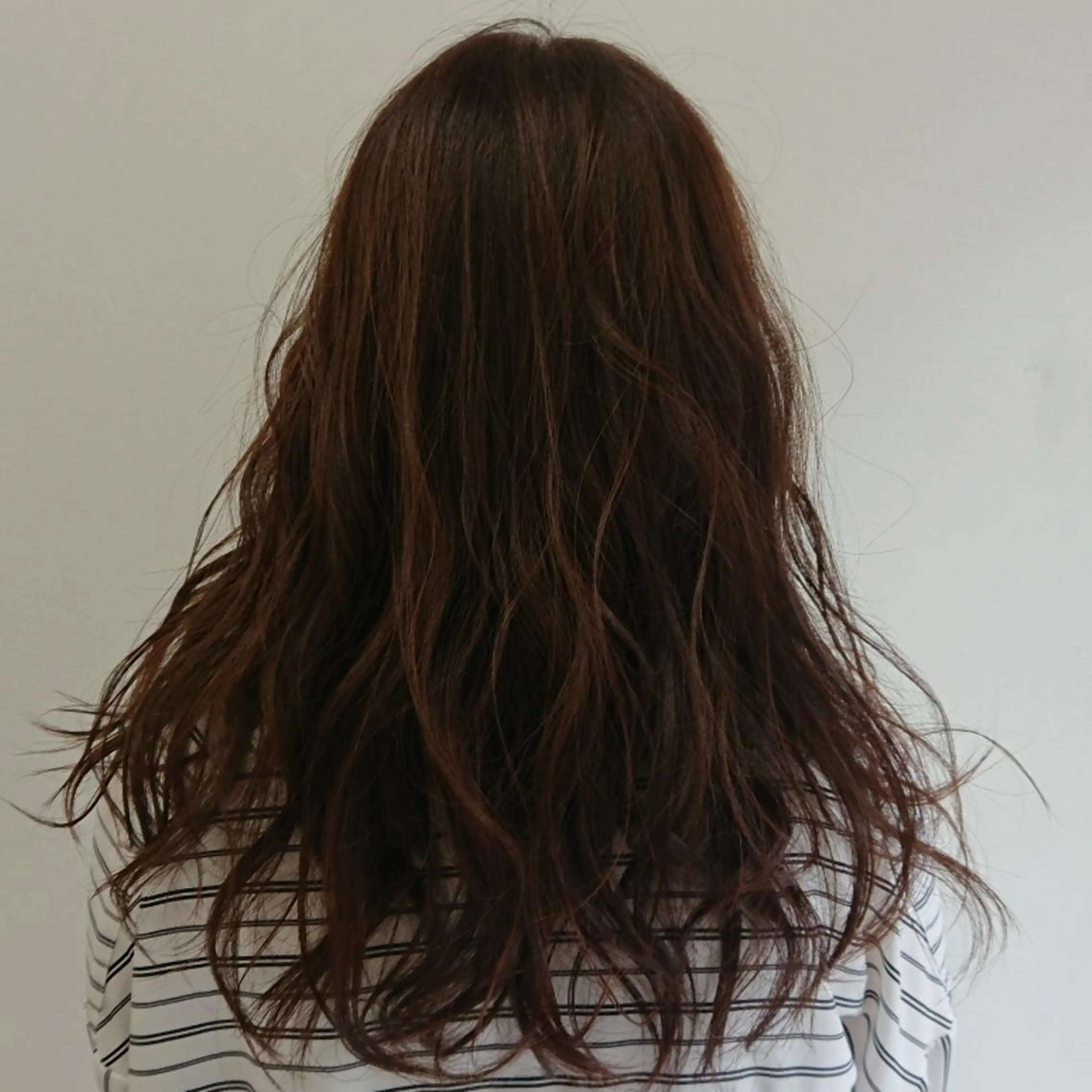 ロング ヘアアレンジ カラー 顔まわりデザイン🌿 ふじこのヘアスタイル