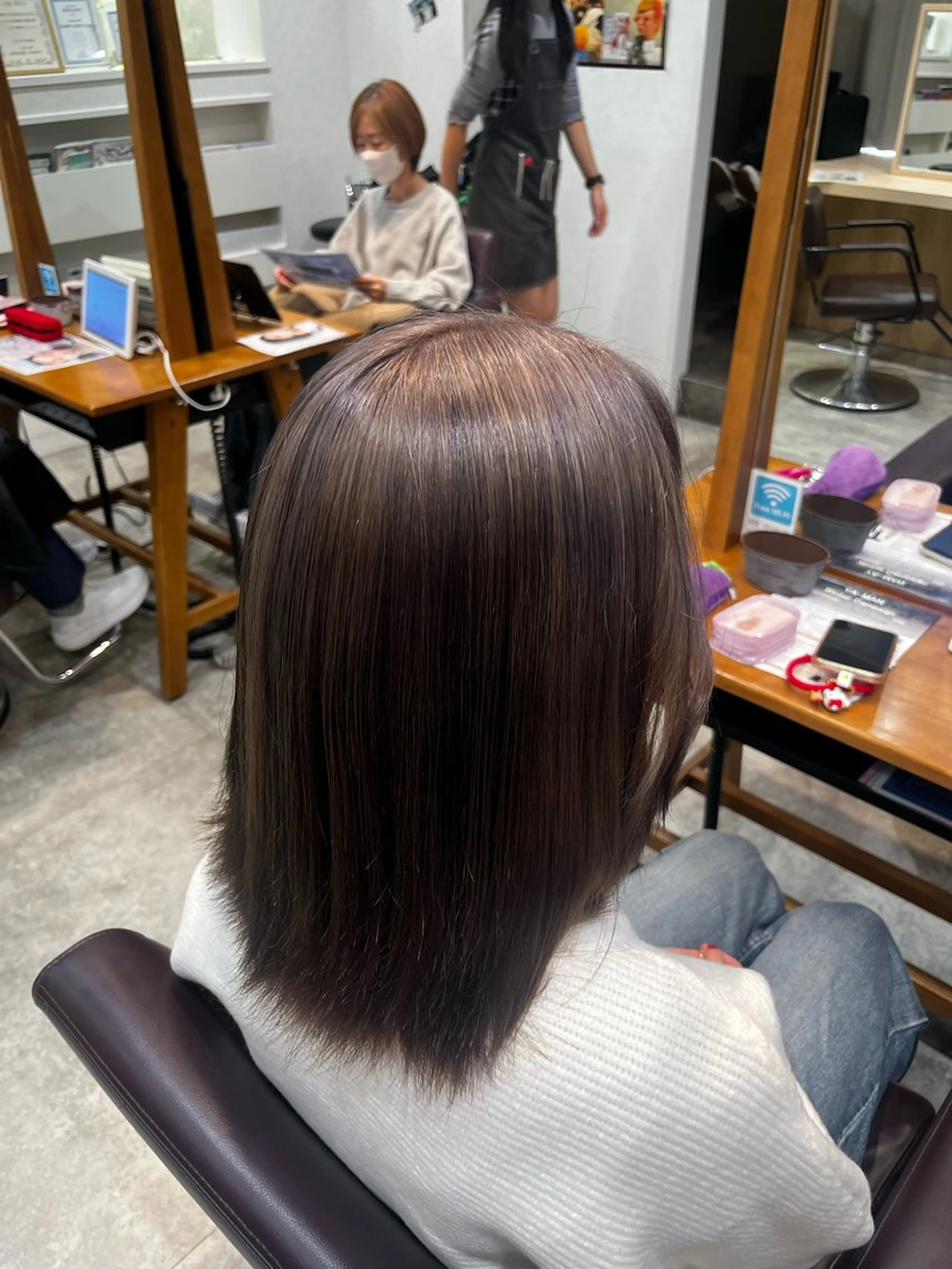 カラー ハイトーン/暖色/ ブリーチ/せいかのヘアスタイル