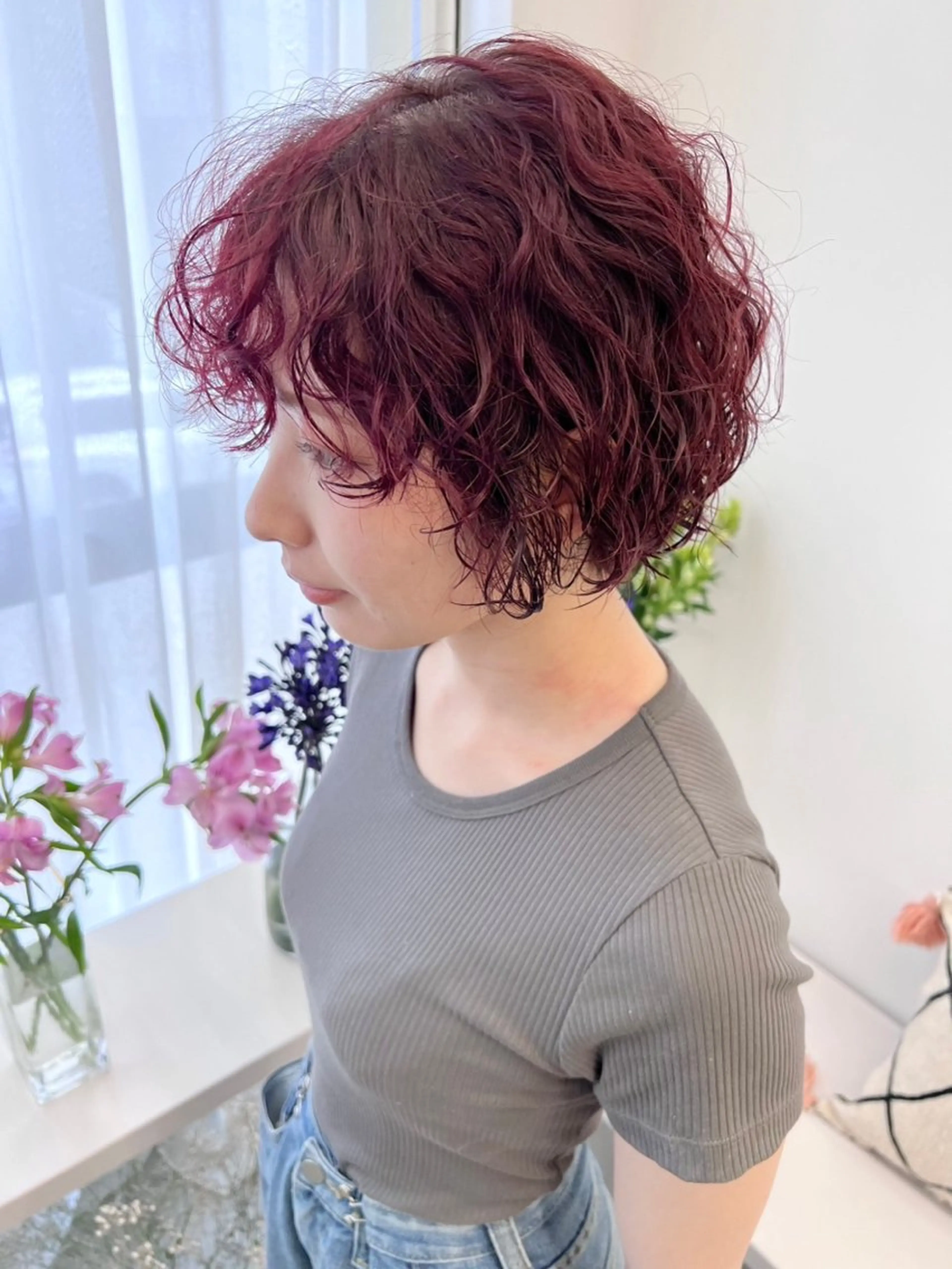 ショート NIKO/名古屋/ 伏見/花屋併設のヘアスタイル