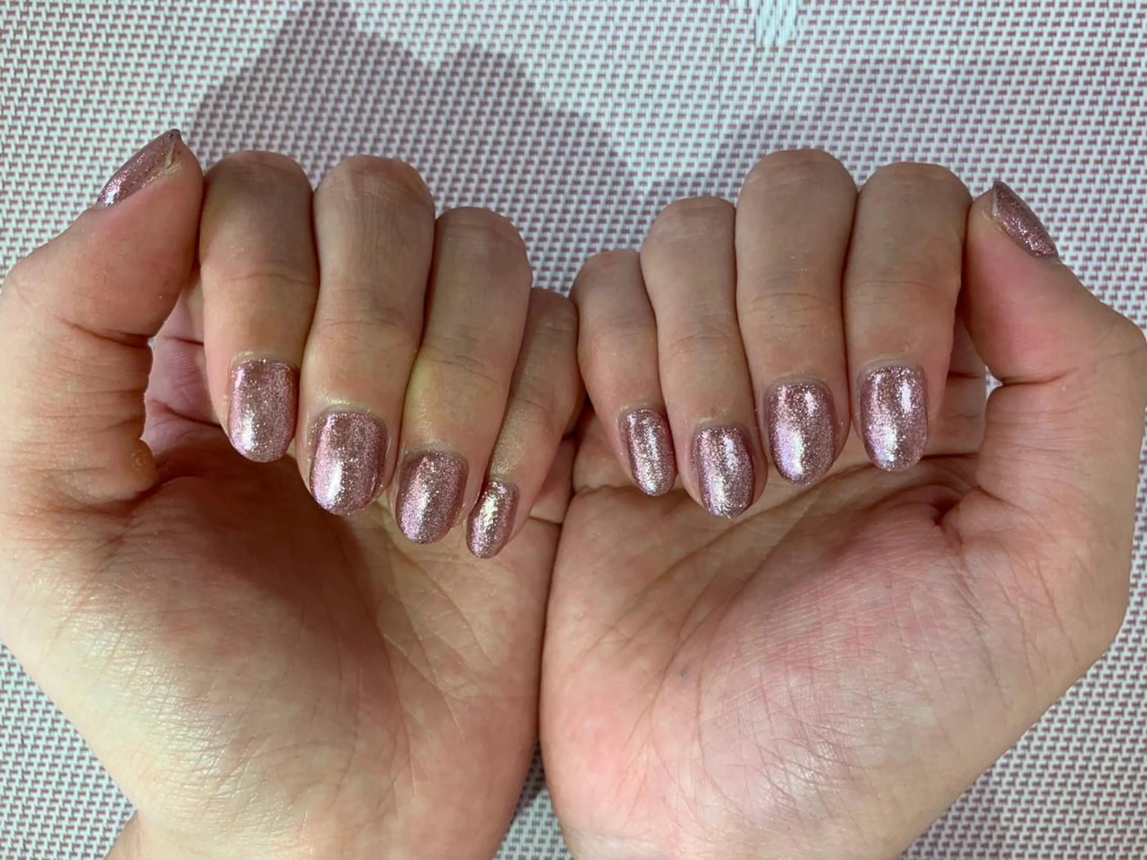 ネイル ワンカラーネイル ピンク ショートネイル ハンドネイル noheanail YONEDAのネイルデザイン