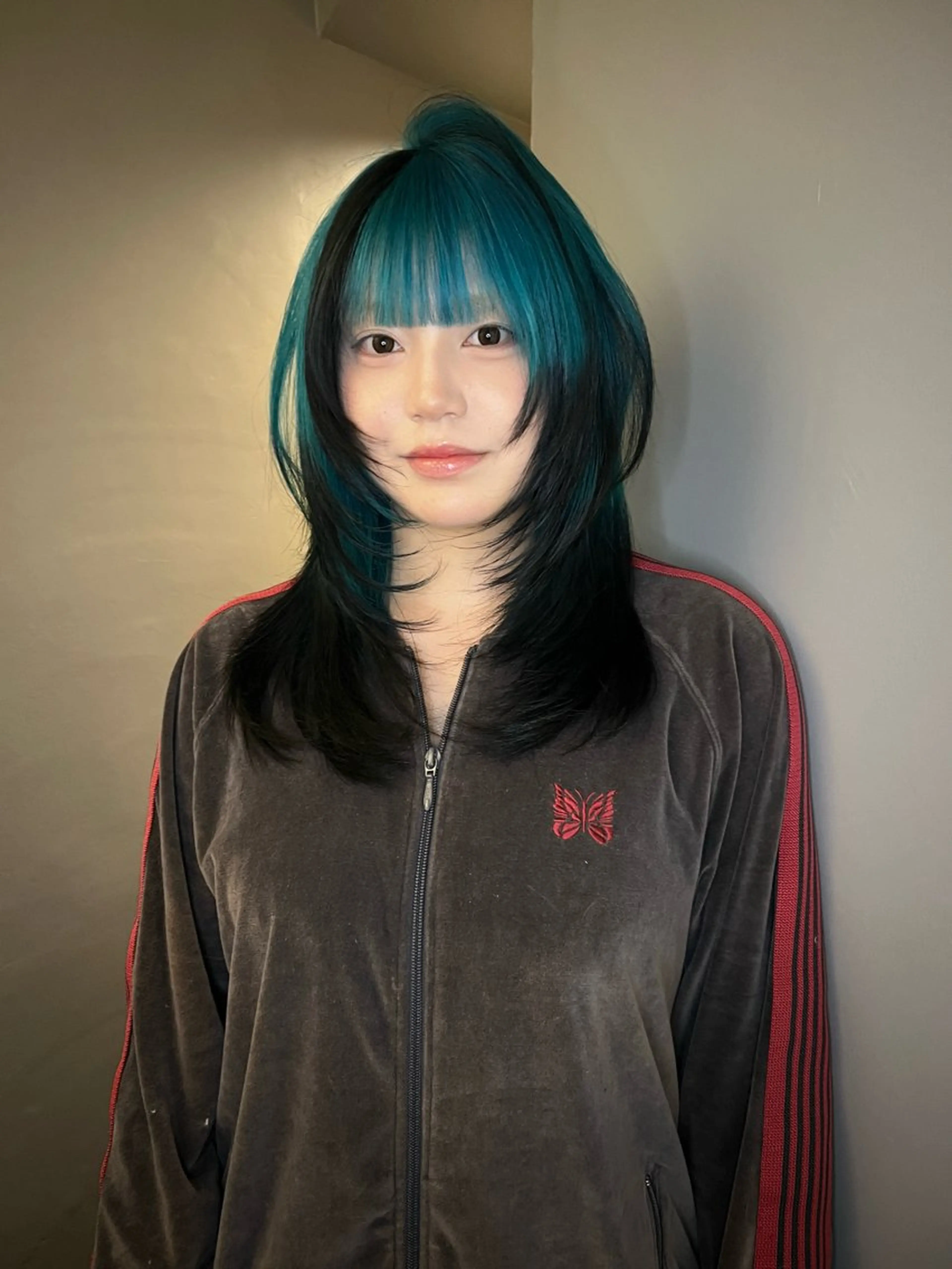 セミロング カラー カット ヘアカラー haco＋所属・圧倒的デザイン力 店長🎨RENAのヘアスタイル