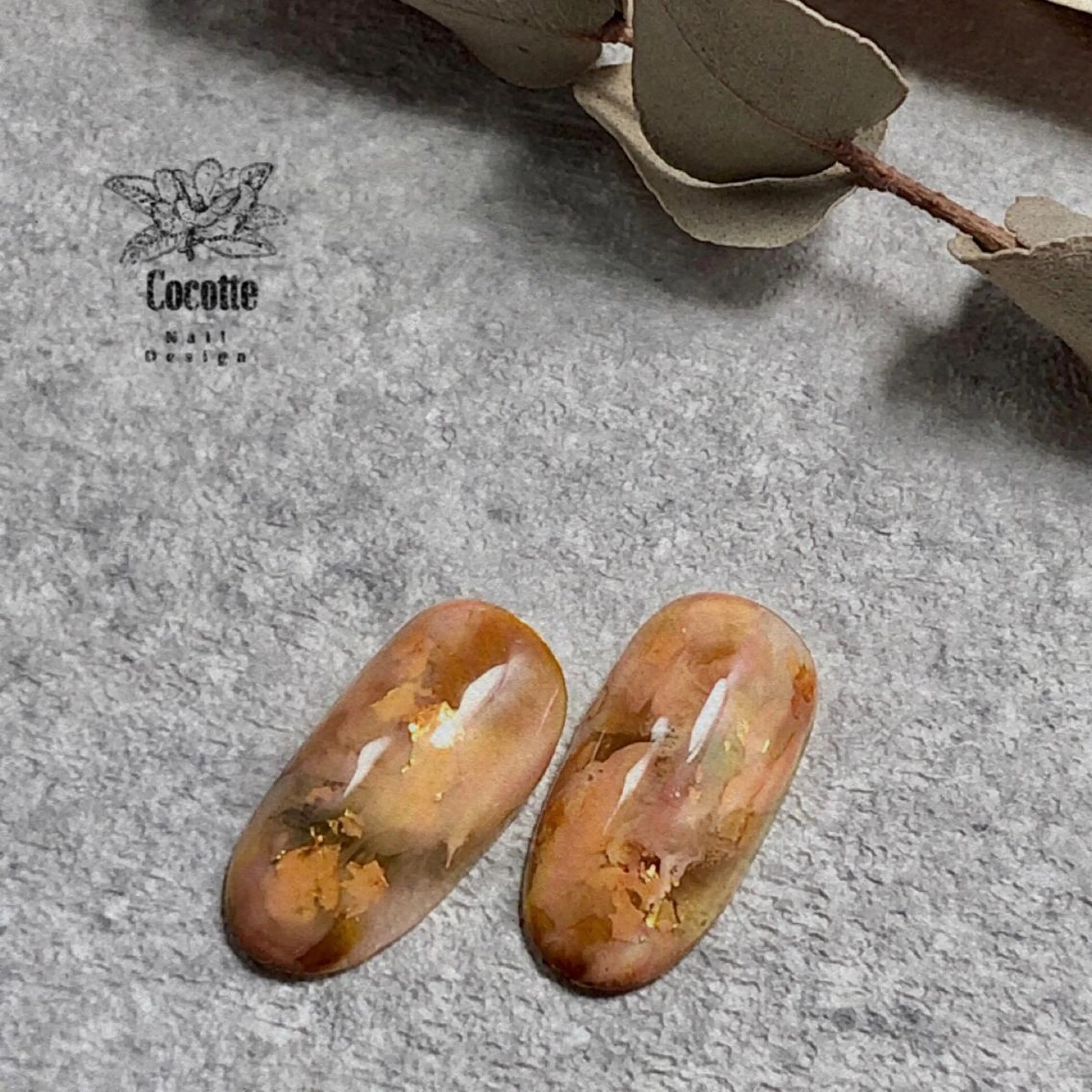 ネイル べっ甲ネイル Nemoto Mariのネイルデザイン