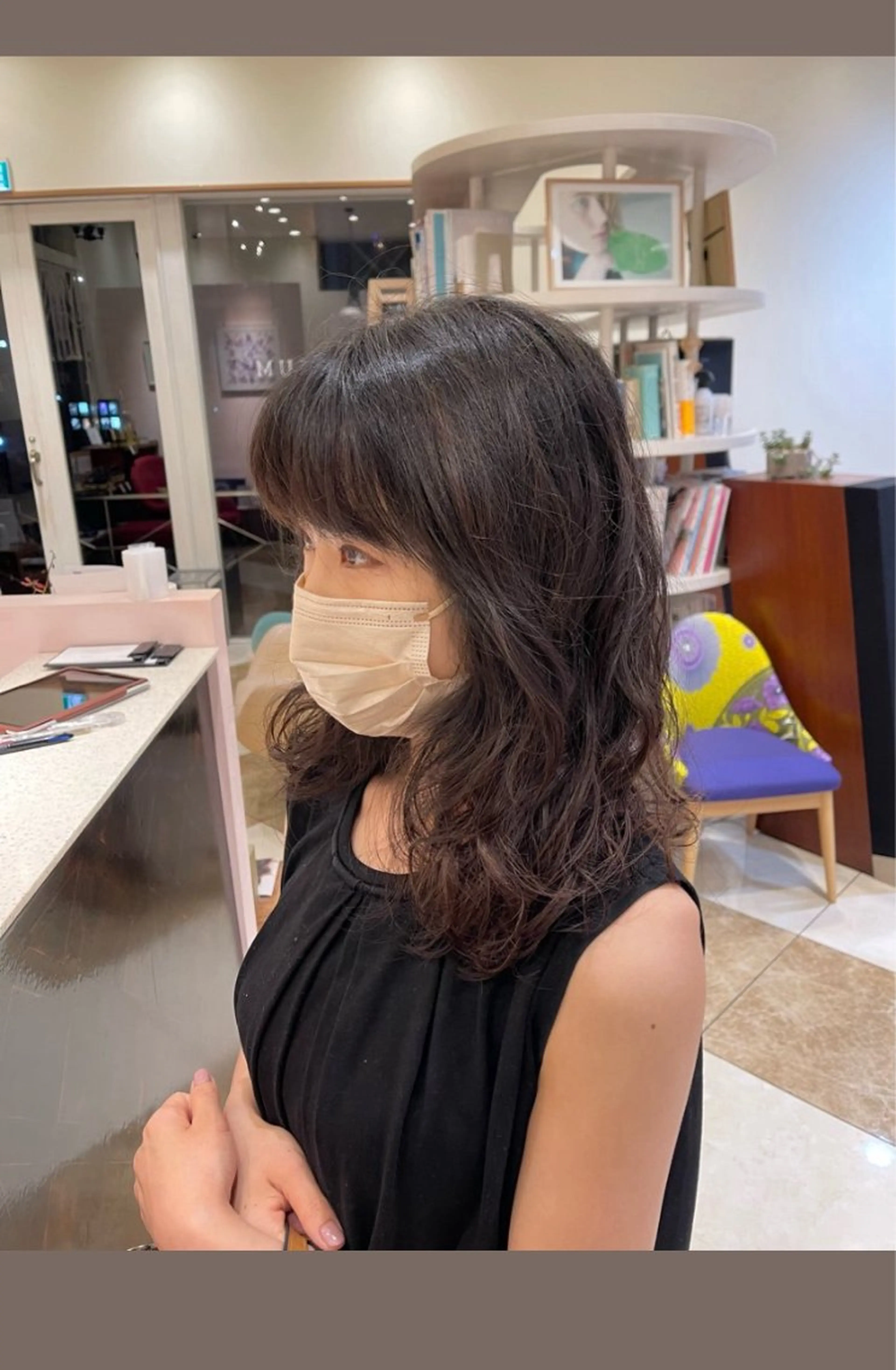 パーマ ショートカット／ 明千のヘアスタイル