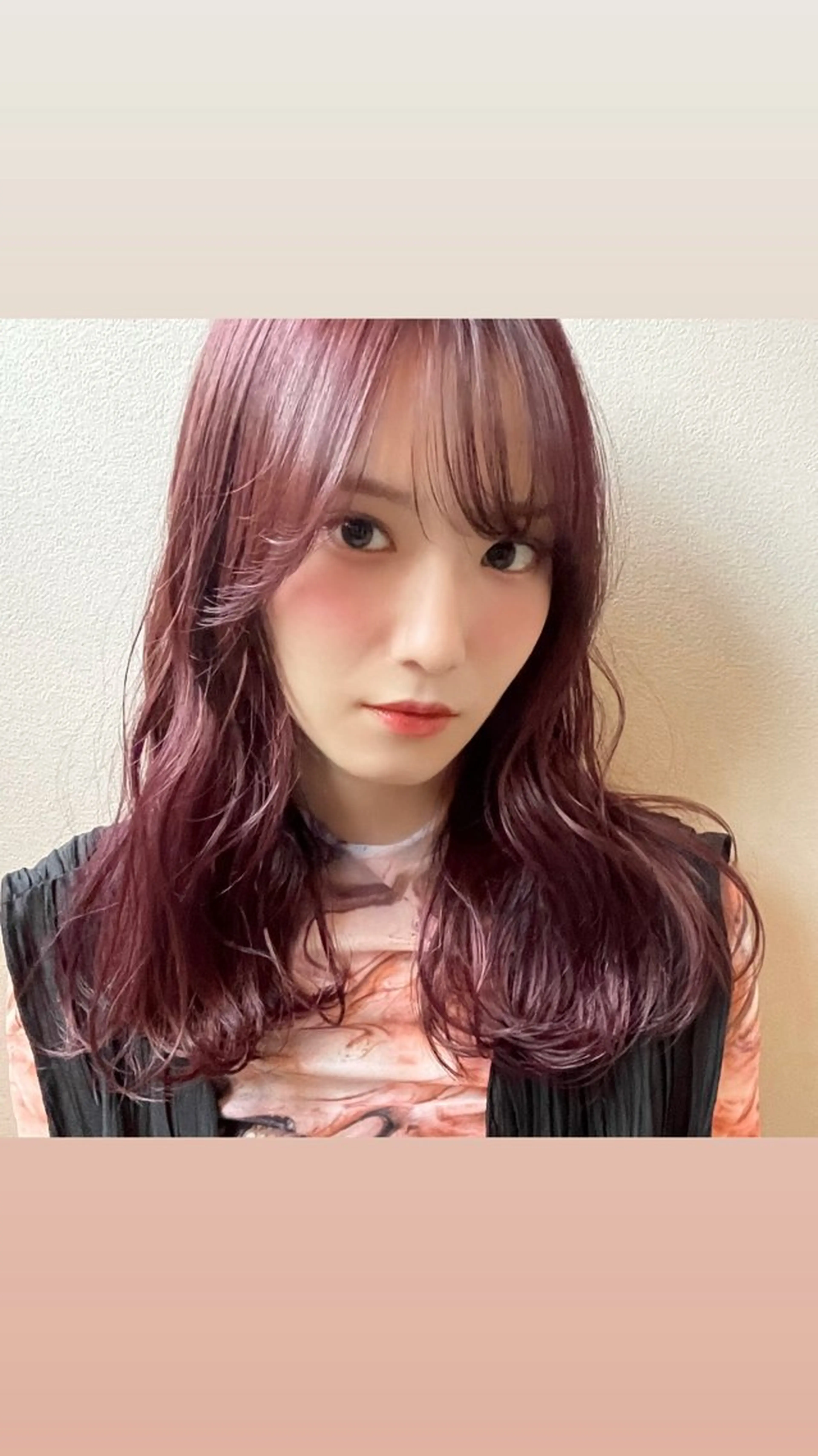 セミロング miri髪質改善 久留米/韓国のヘアスタイル