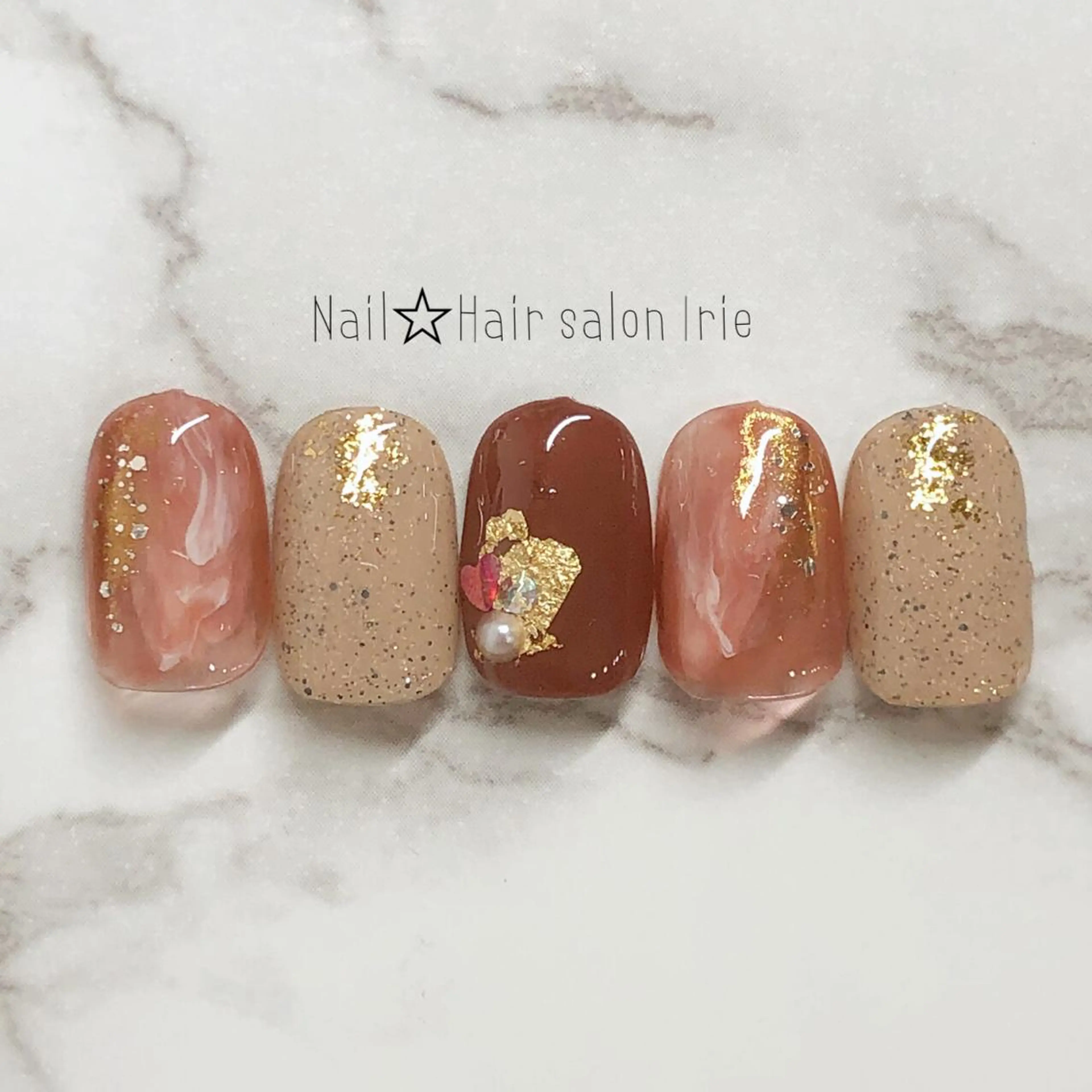 ネイル ハンドネイル Hair salon Irie所属・與儀 知佳のネイルデザイン