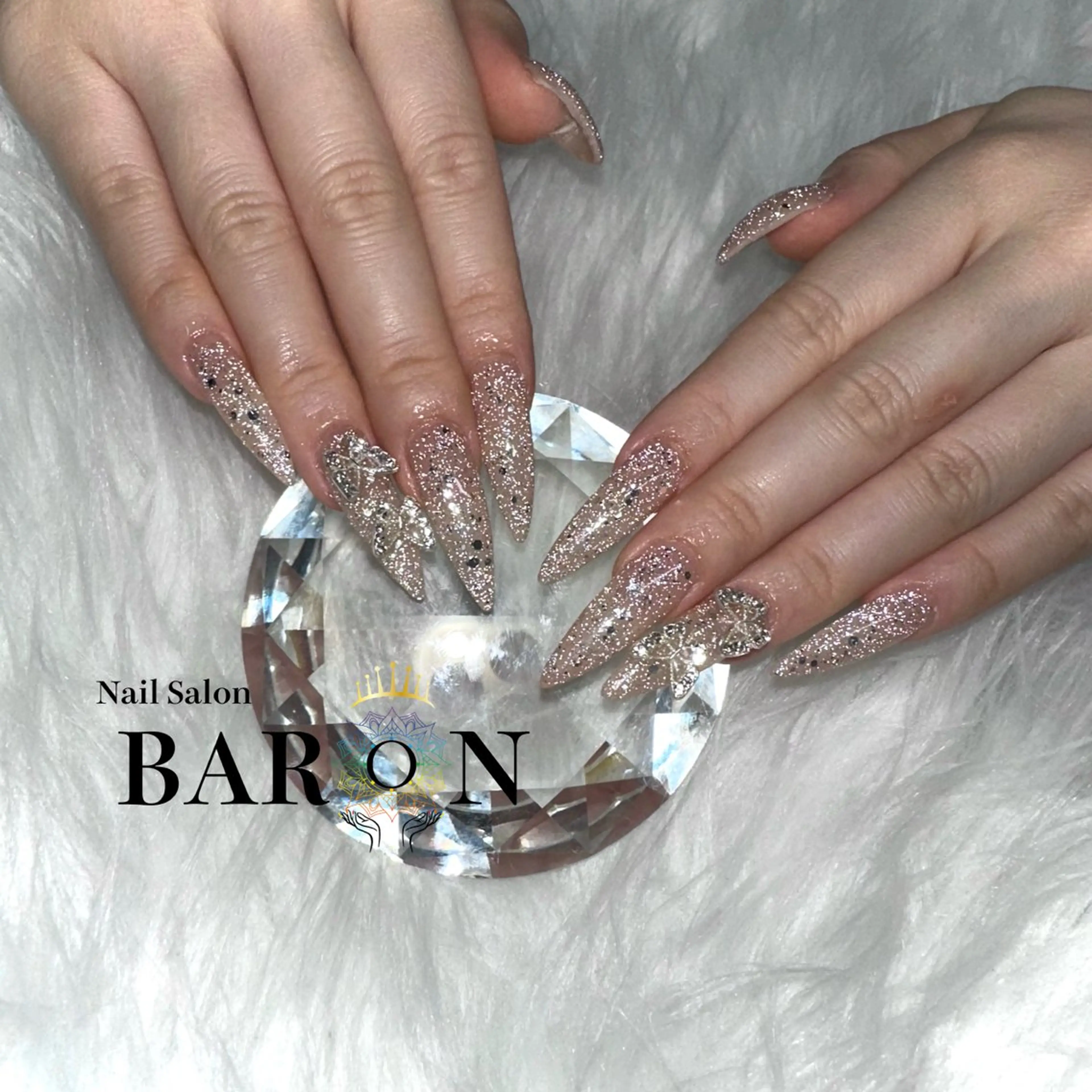 ネイル 持ち込み スカルプネイル ♛BARON♛ YURAのネイルデザイン