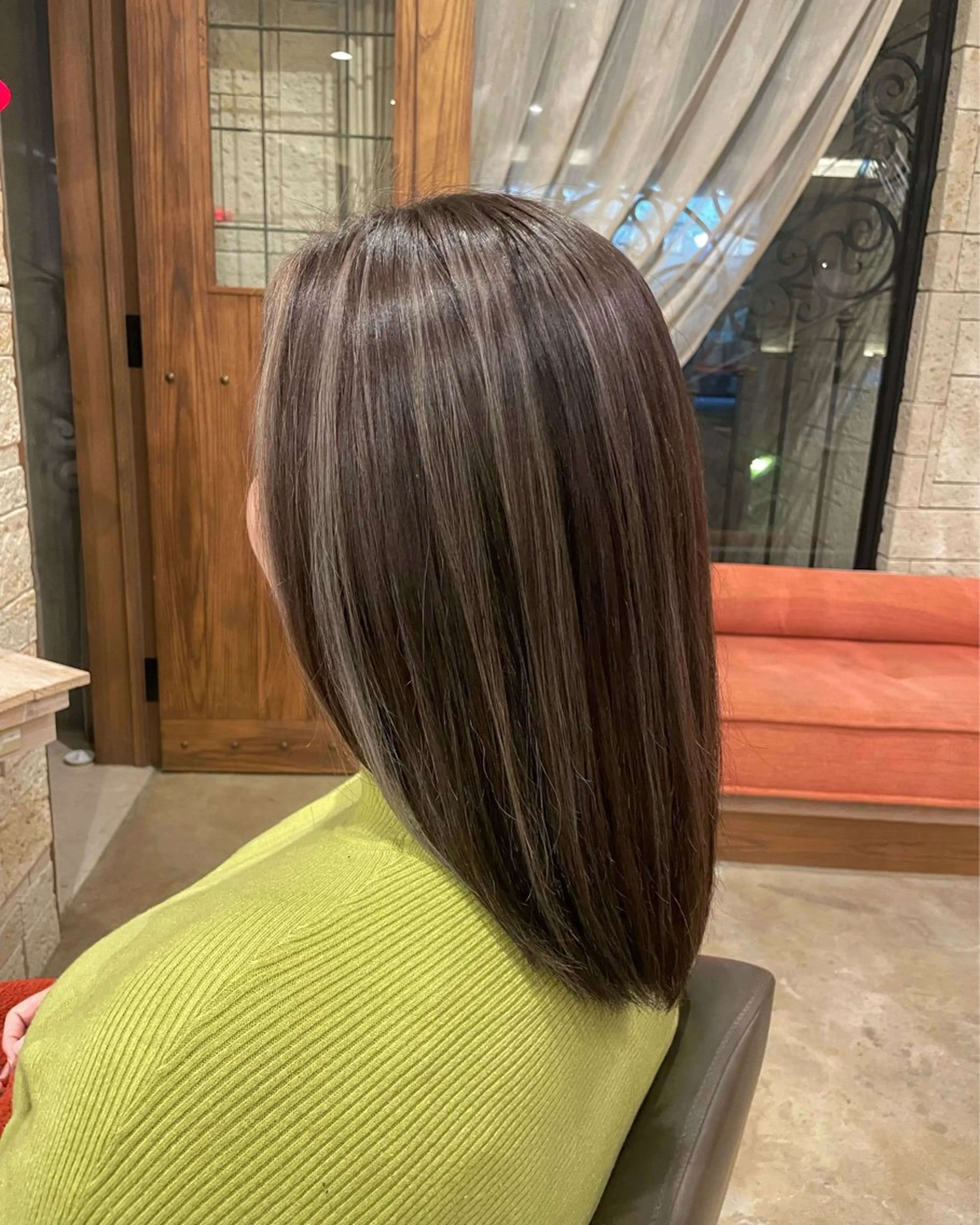 ミディアム ハイライト 木村 一葵のヘアスタイル